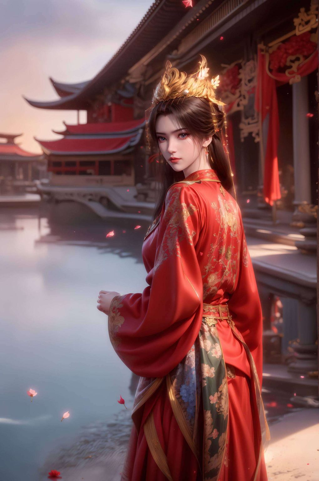 高清壁纸带你领略李慕婉的三次建模之美