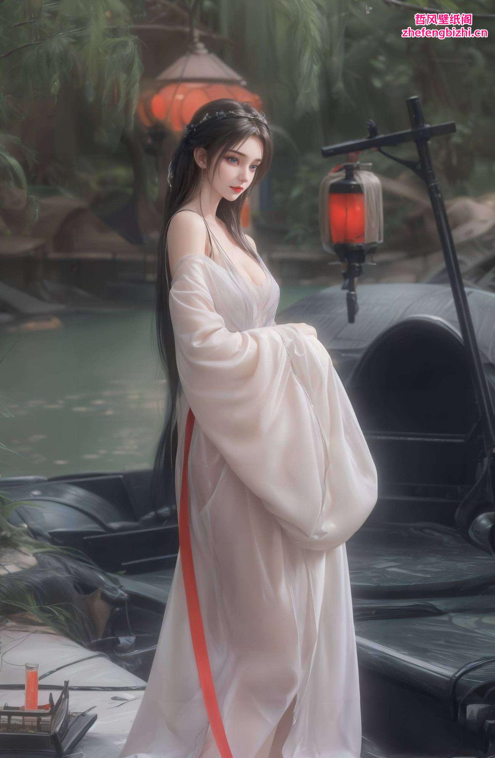 这款AI绘画的复古iPhone国漫女神壁纸每一帧都如诗如画