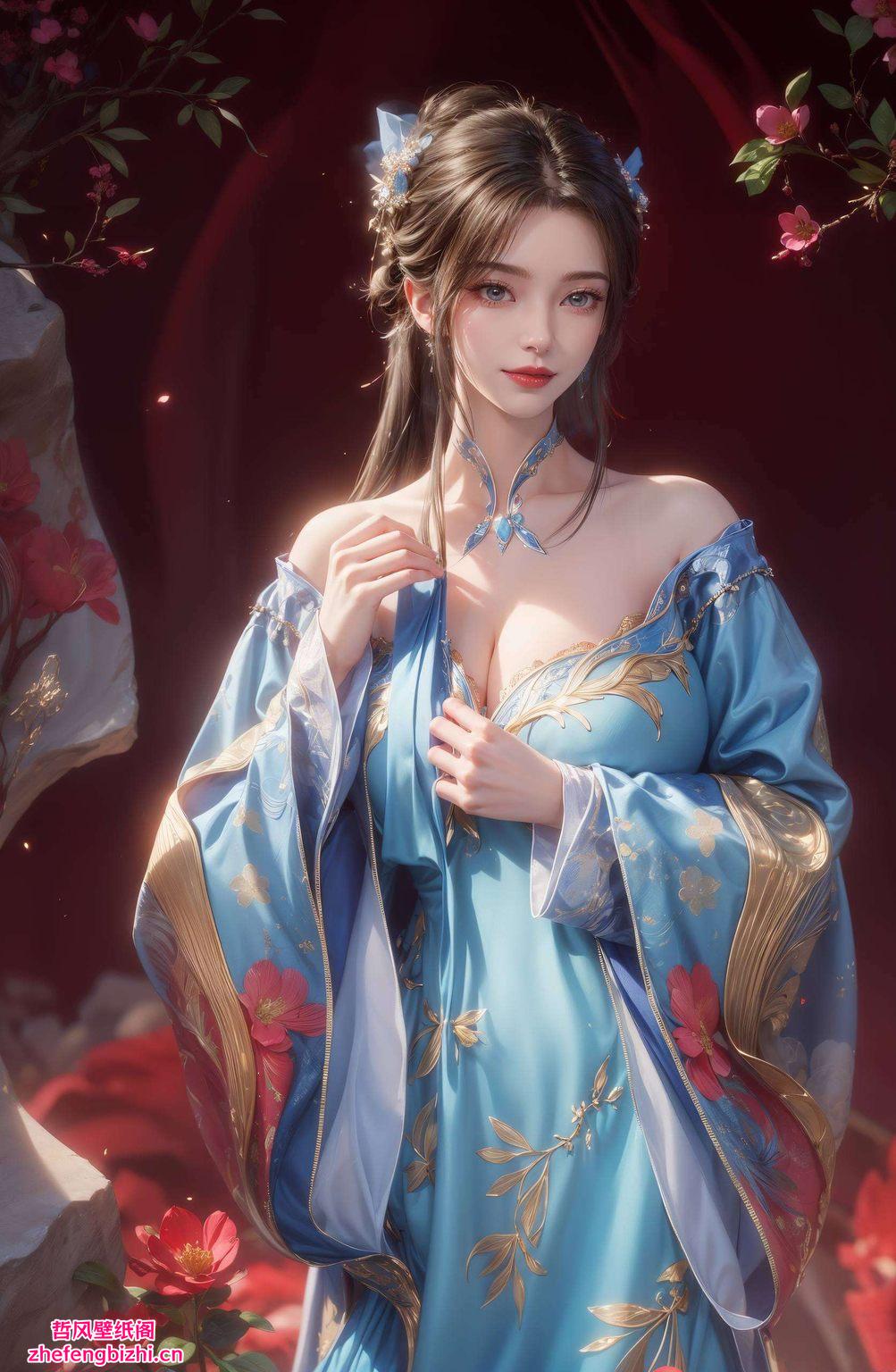 都是一场视觉盛宴柔和的色彩彰显出她的温柔婉约