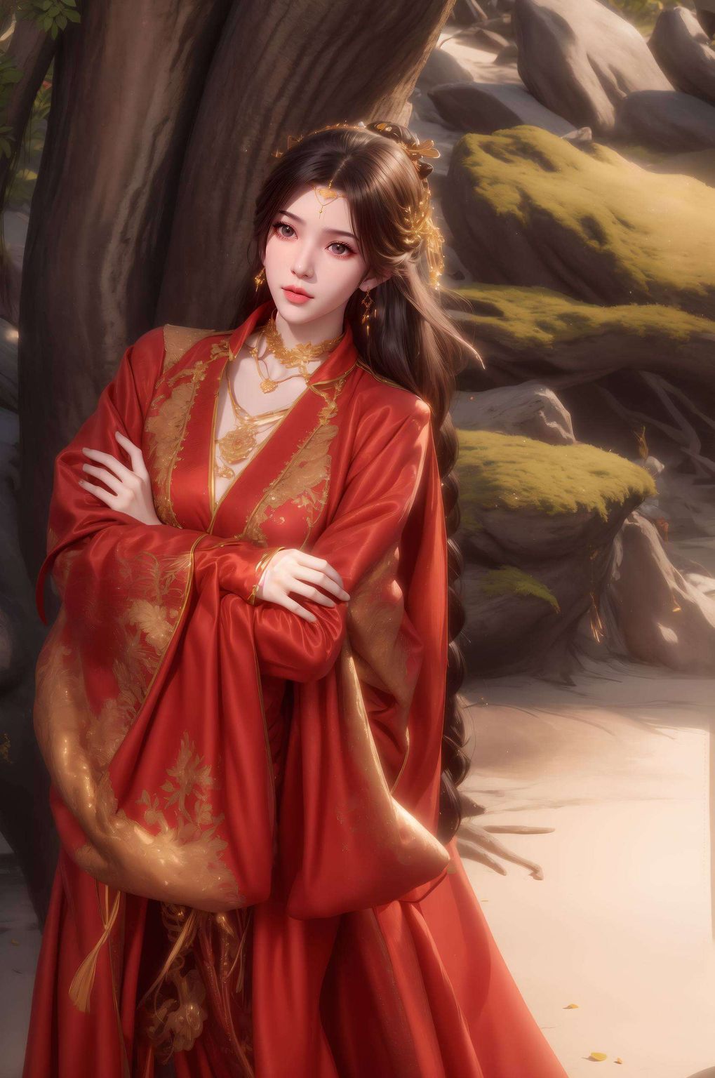 自然流畅这款李慕婉最新高清4K壁纸