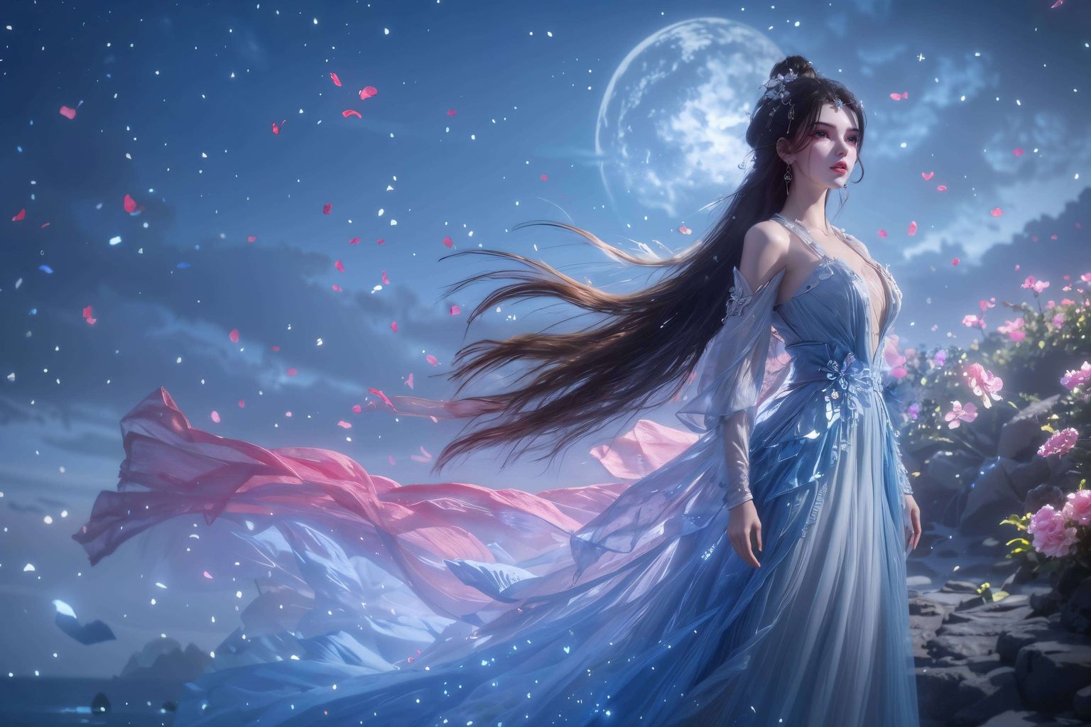 绘制出古香古色的画卷这款2560p高清壁纸以李慕婉为灵感