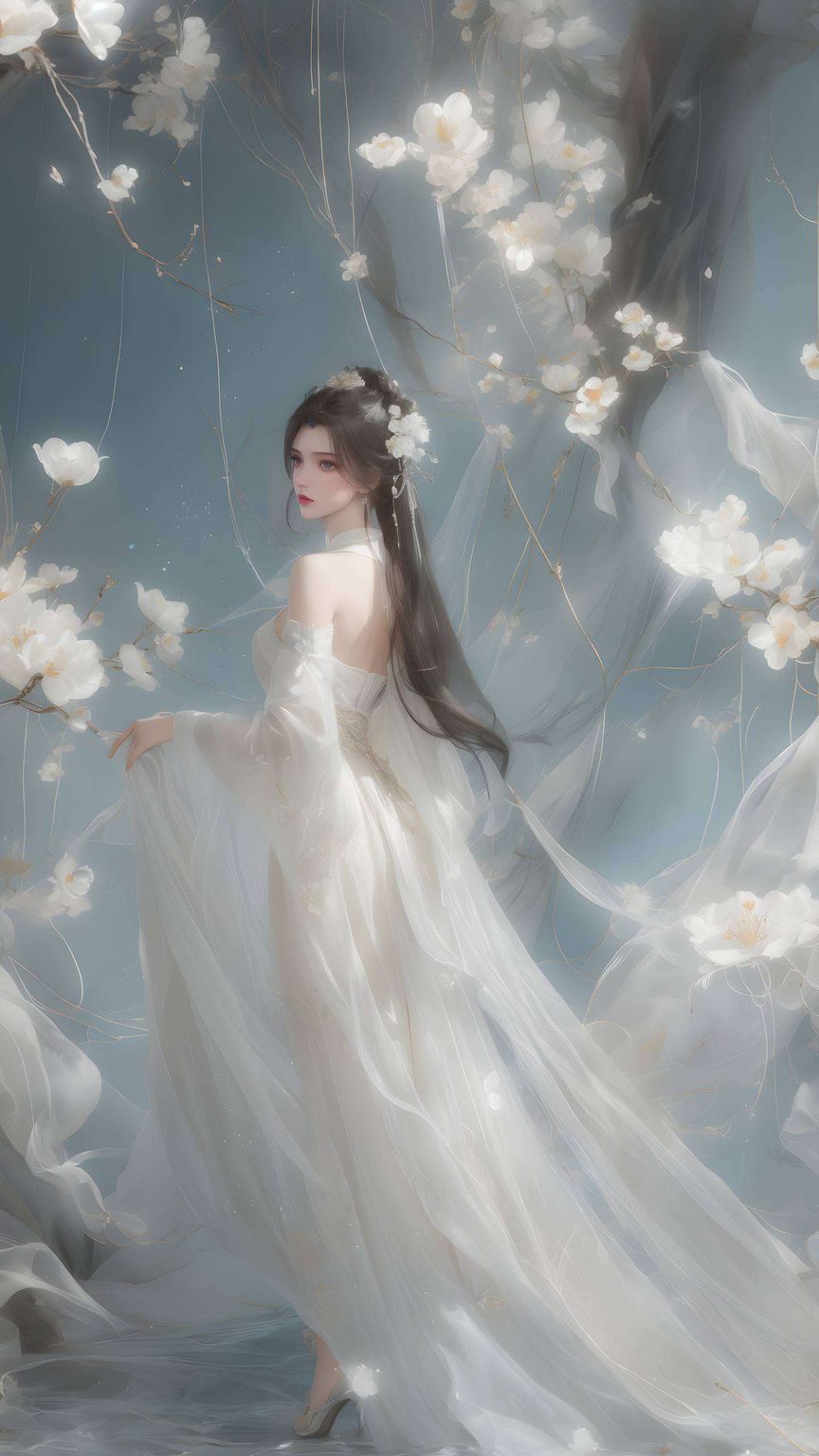 无水印清晰呈现让这位国漫女神的魅力在你的手机壁纸上一览无余