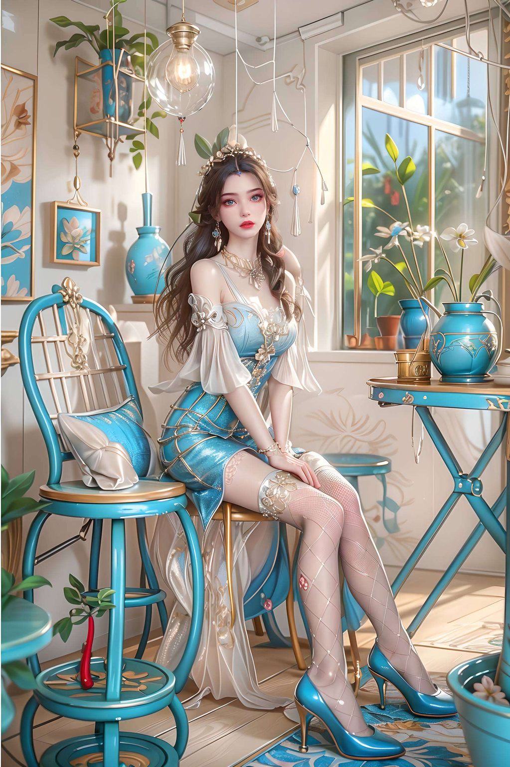 眼神流转间打造独特古风漫画壁纸