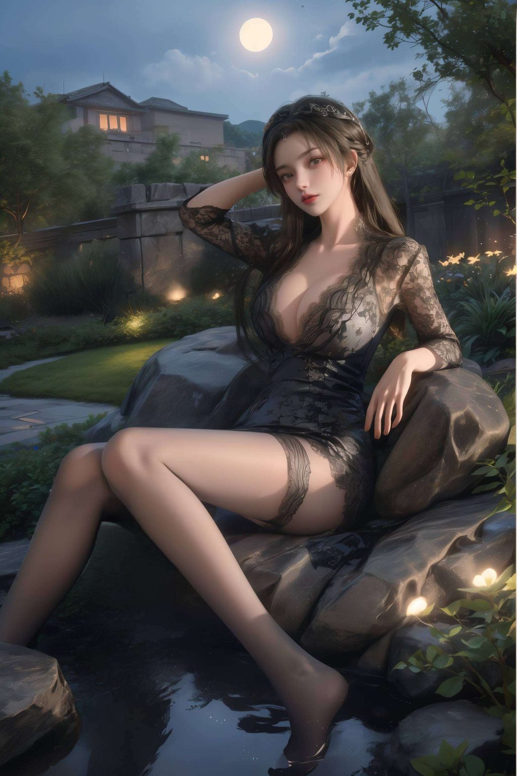 为你的桌面带来一抹静谧与温情以李慕婉含泪的瞬间为灵感