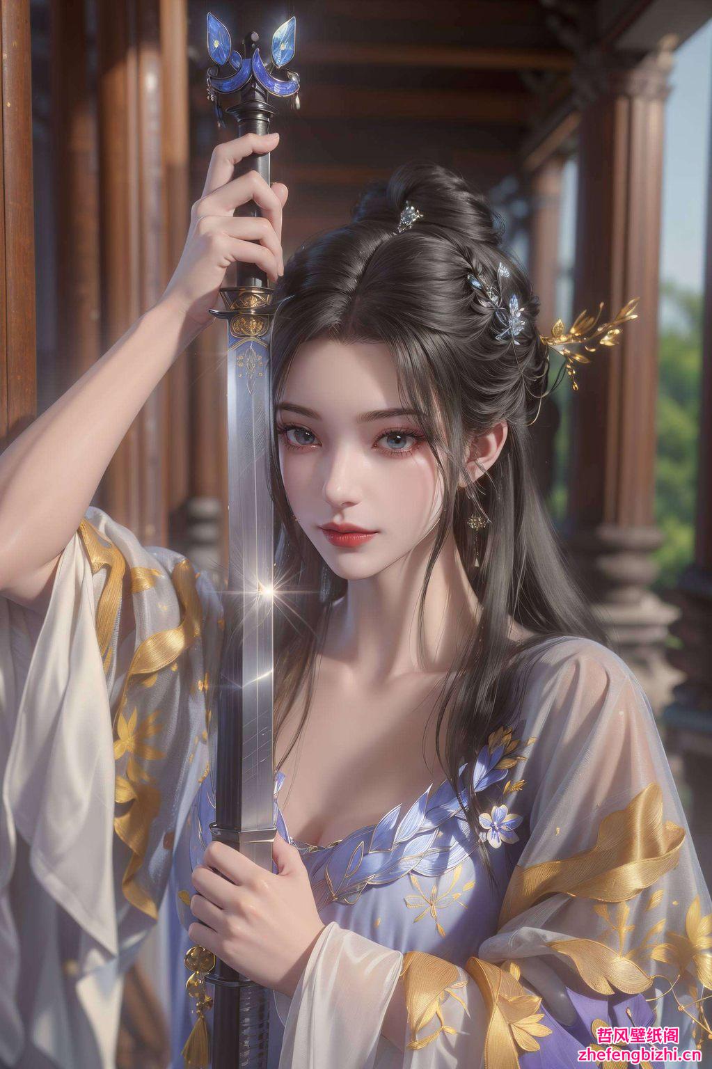 这款AI绘画的李慕婉霸气画面图片壁纸将女神的灵动表情与可爱风完美融合每一处细节都彰显着她的魅力