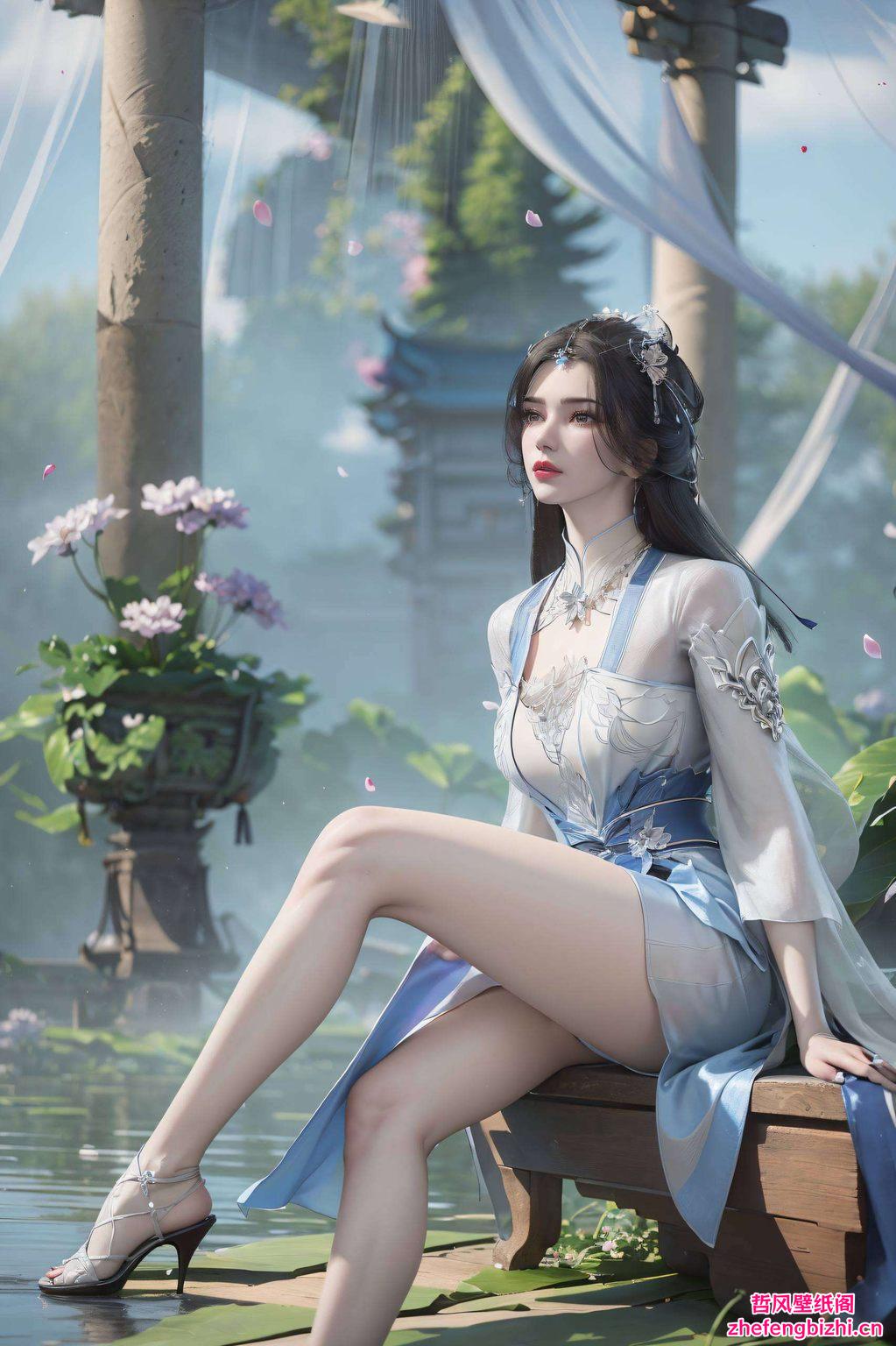 为你的桌面带来无限的魅力与活力1080p的高清画质让国漫女神李慕婉的婚礼服显得更加璀璨夺目