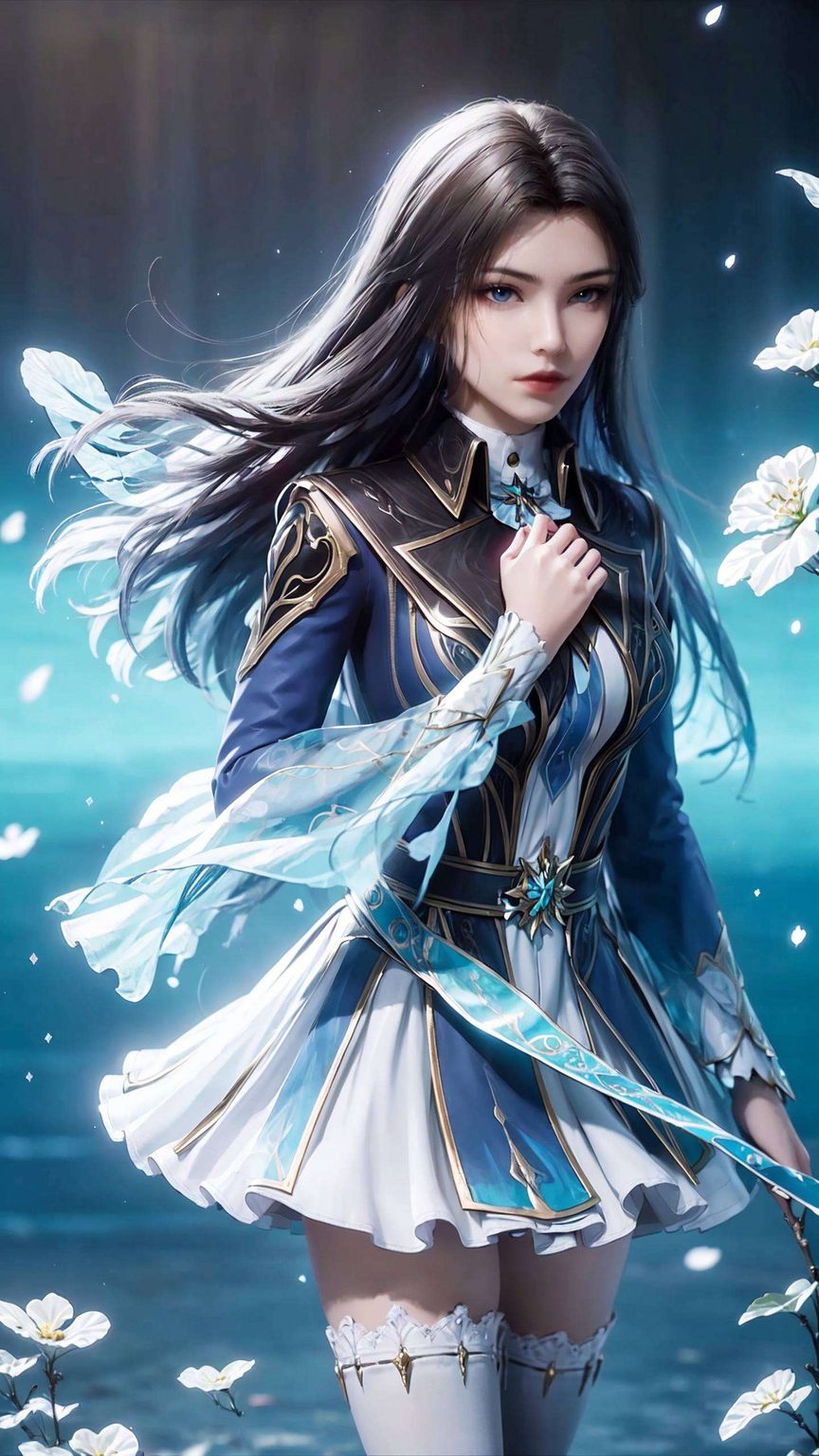 国漫界的小仙女凌落宸让你电脑壁纸上的女神随时散发魅力