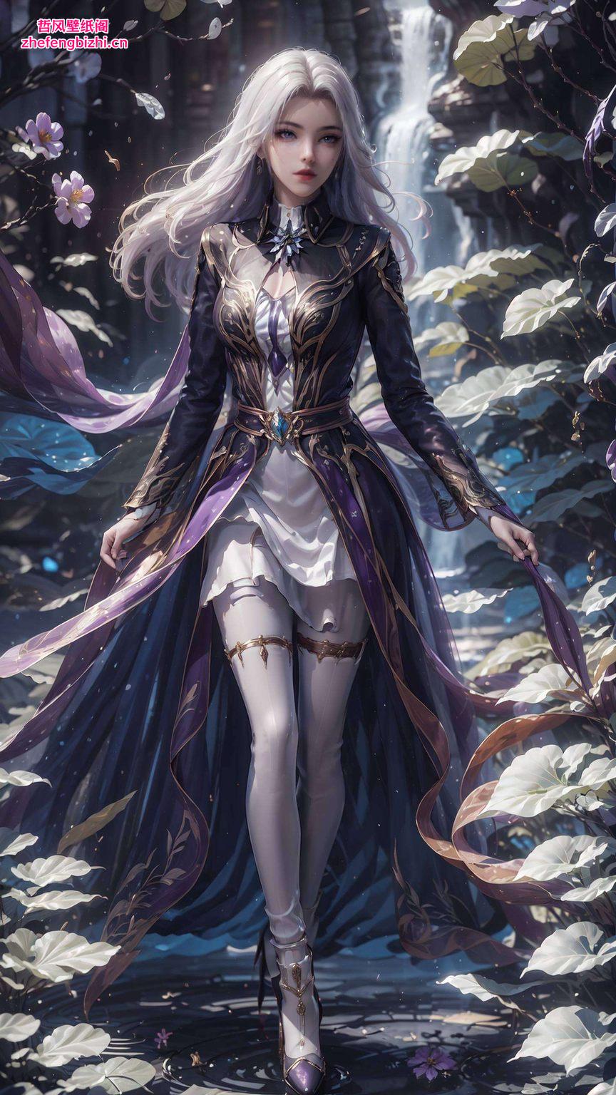 感受凌落宸的优雅与力量绘制出安卓国漫女神的唯美形象