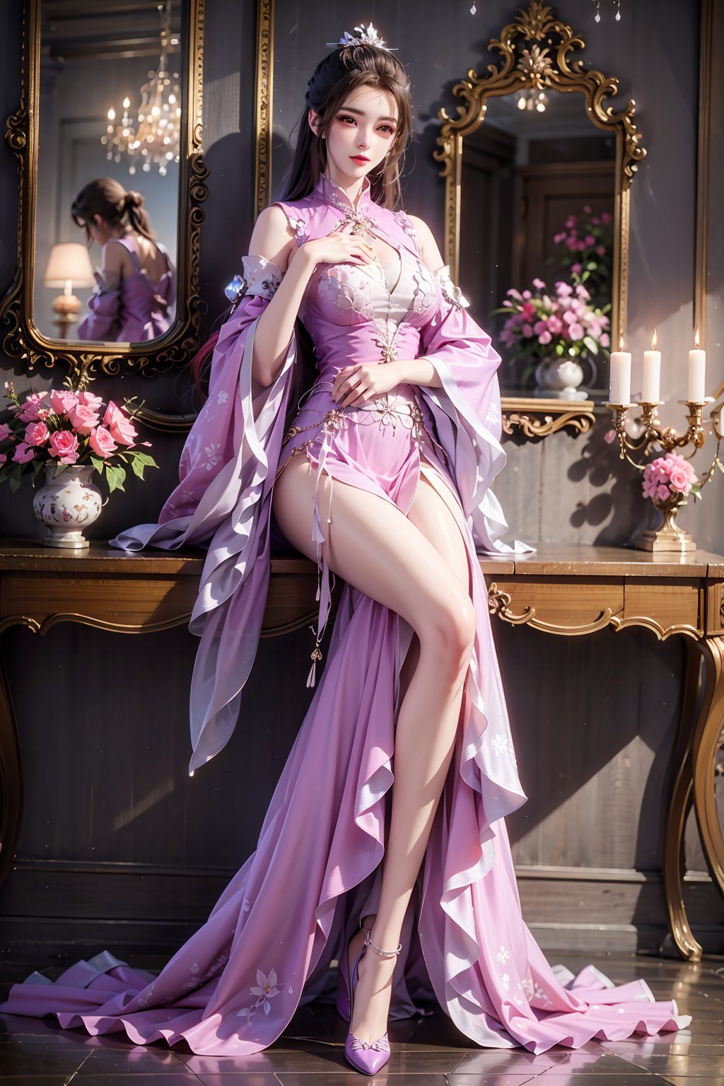 国漫美女风采尽收眼底细腻笔触描绘抽象之美