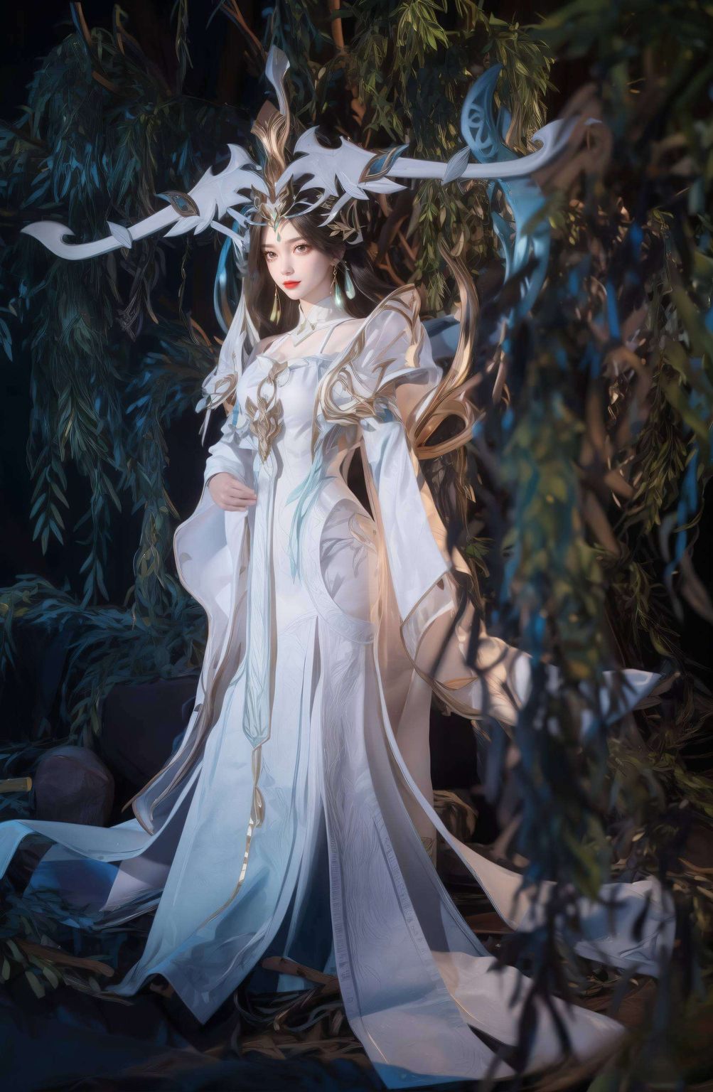 这款【AI国漫女生立体电脑国漫美女炫彩壁纸】带来视觉盛宴