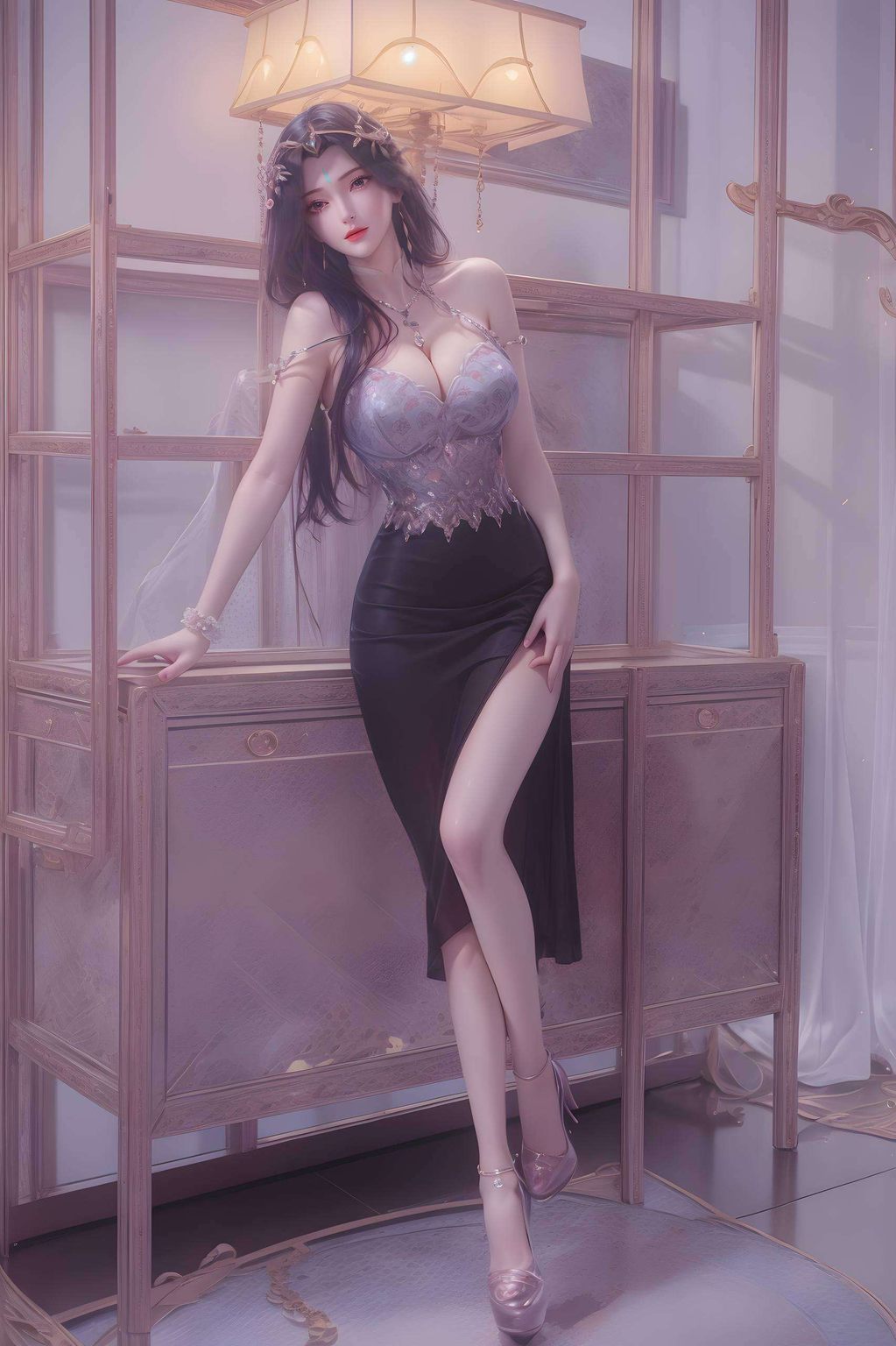 想要让手机瞬间焕然一新？来试试这款AI绘画人物与背景参考图桌布安卓桌面吧！一键设置柳神壁纸让每一天的操作都充满新鲜感！