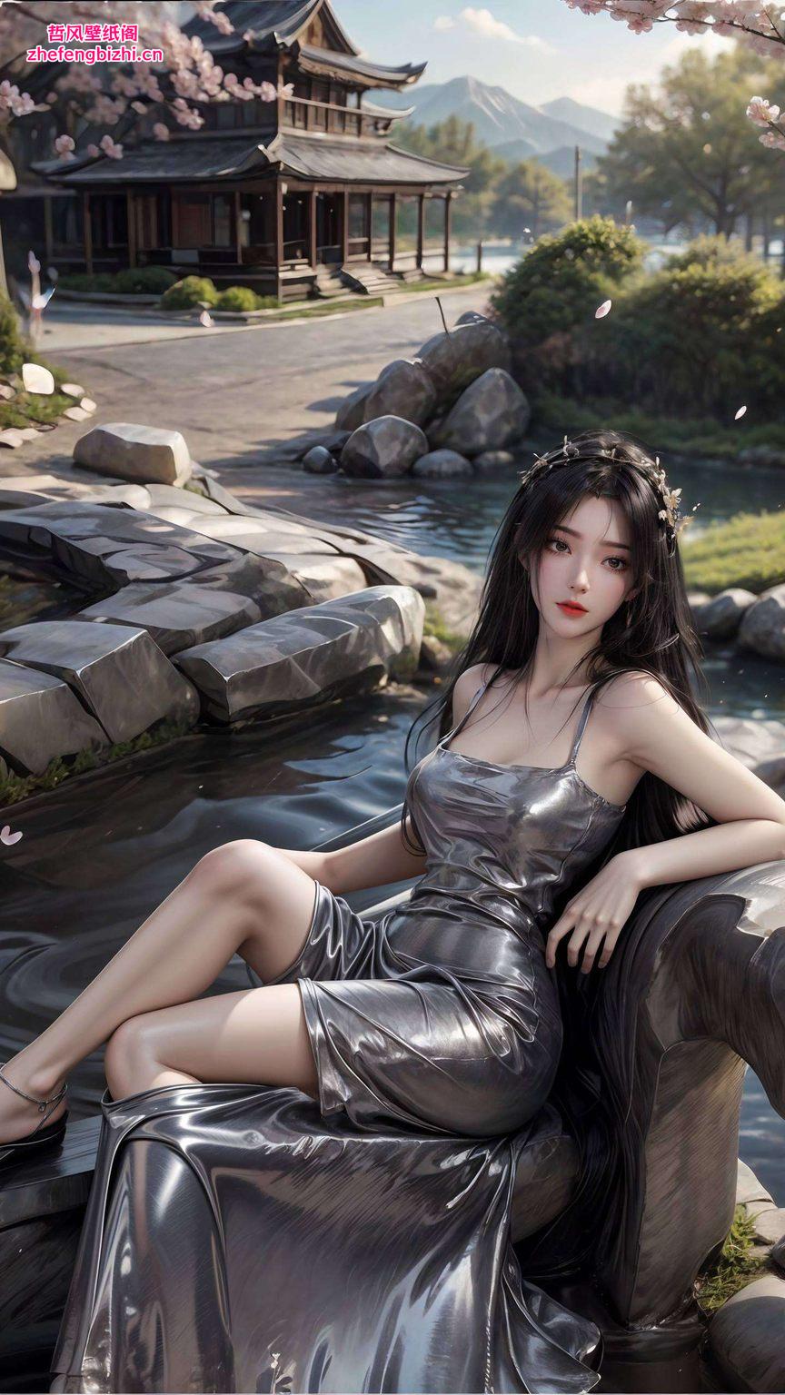 国漫美女灵动呈现为你的手机增添独特韵味