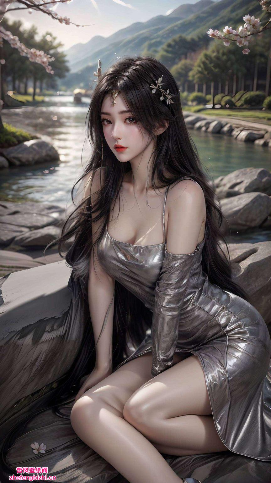 映衬着柳神的绝美高清壁纸沉浸在国漫的世界里