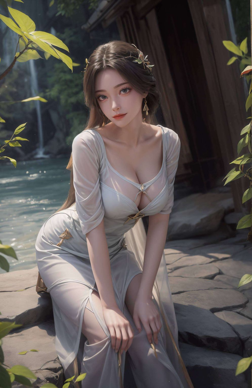 这款黑衣柳神壁纸高清图片大全高清画质