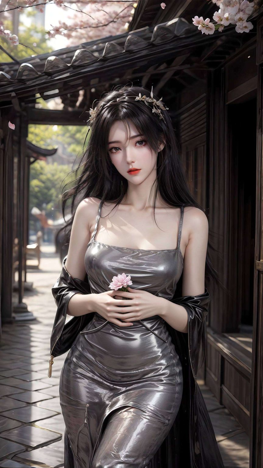 以点阵平板技术打造这款国漫女神柳神旗袍壁纸