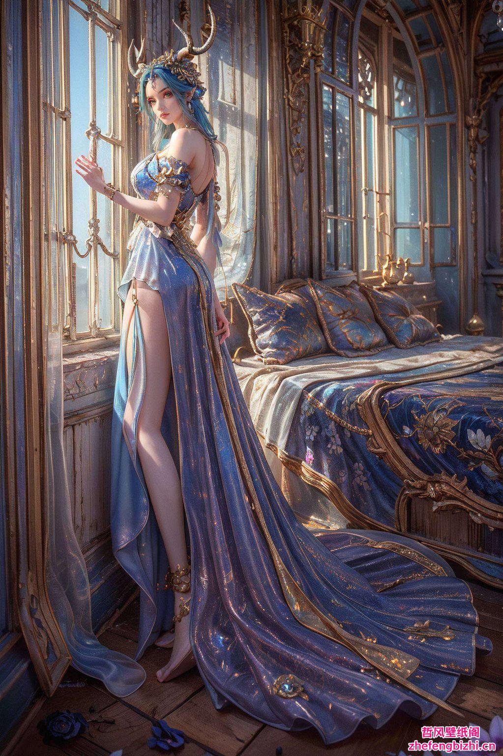 以斗破苍穹中的龙女角色为主题让人瞬间感受到她的强大气息