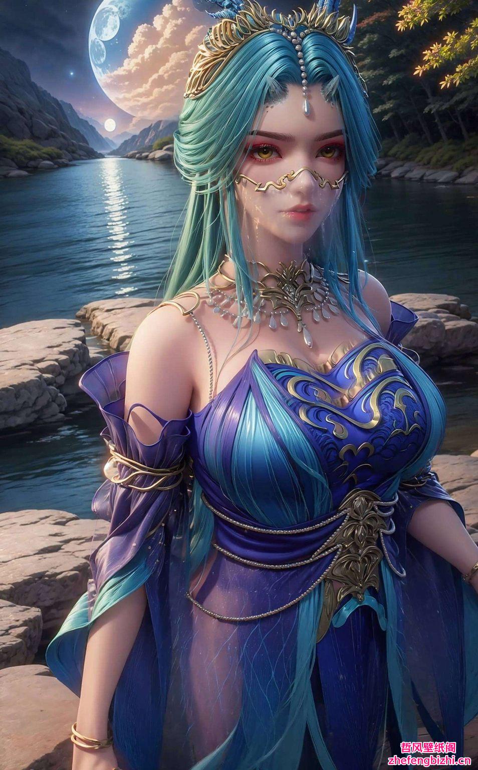 激发你的无限潜能跃然于这独特的AI立体安卓锁屏壁纸之上