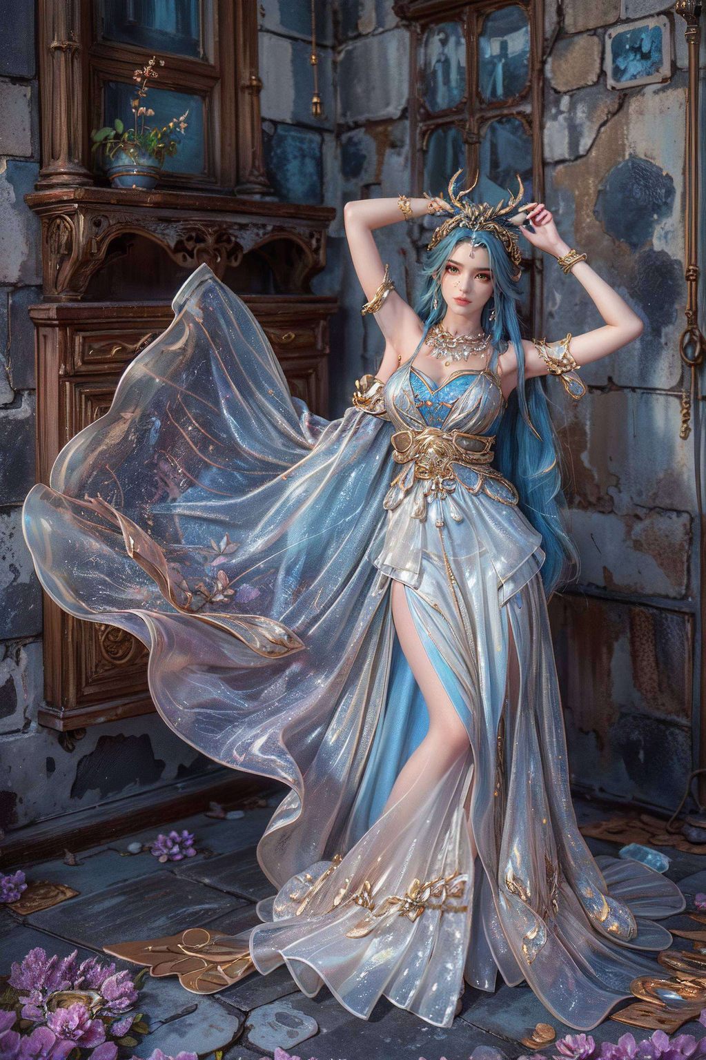 仿佛随时准备腾空而起艺术风格独特