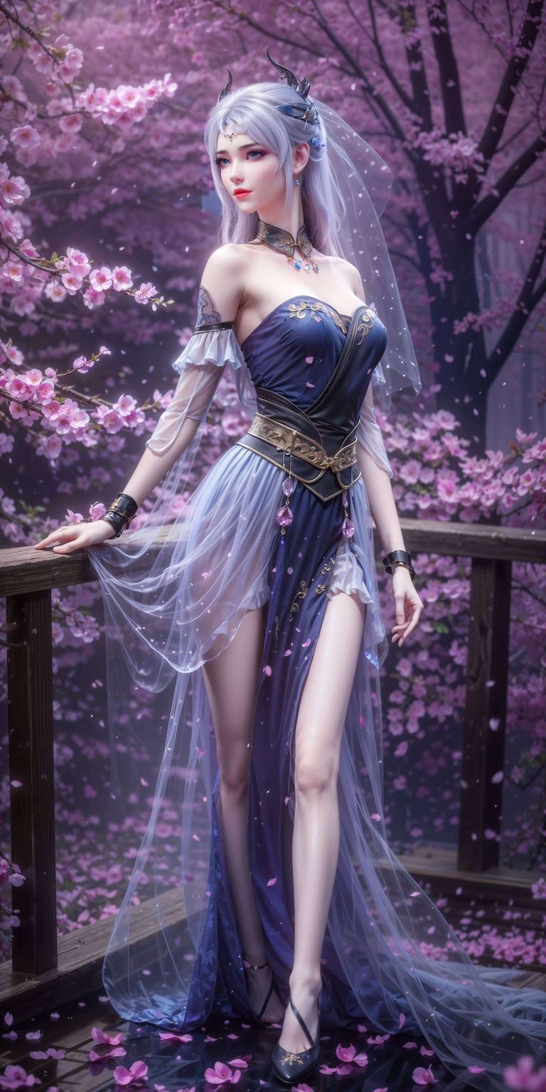 点亮你的视觉盛宴静态国漫女主的赛博朋克风情