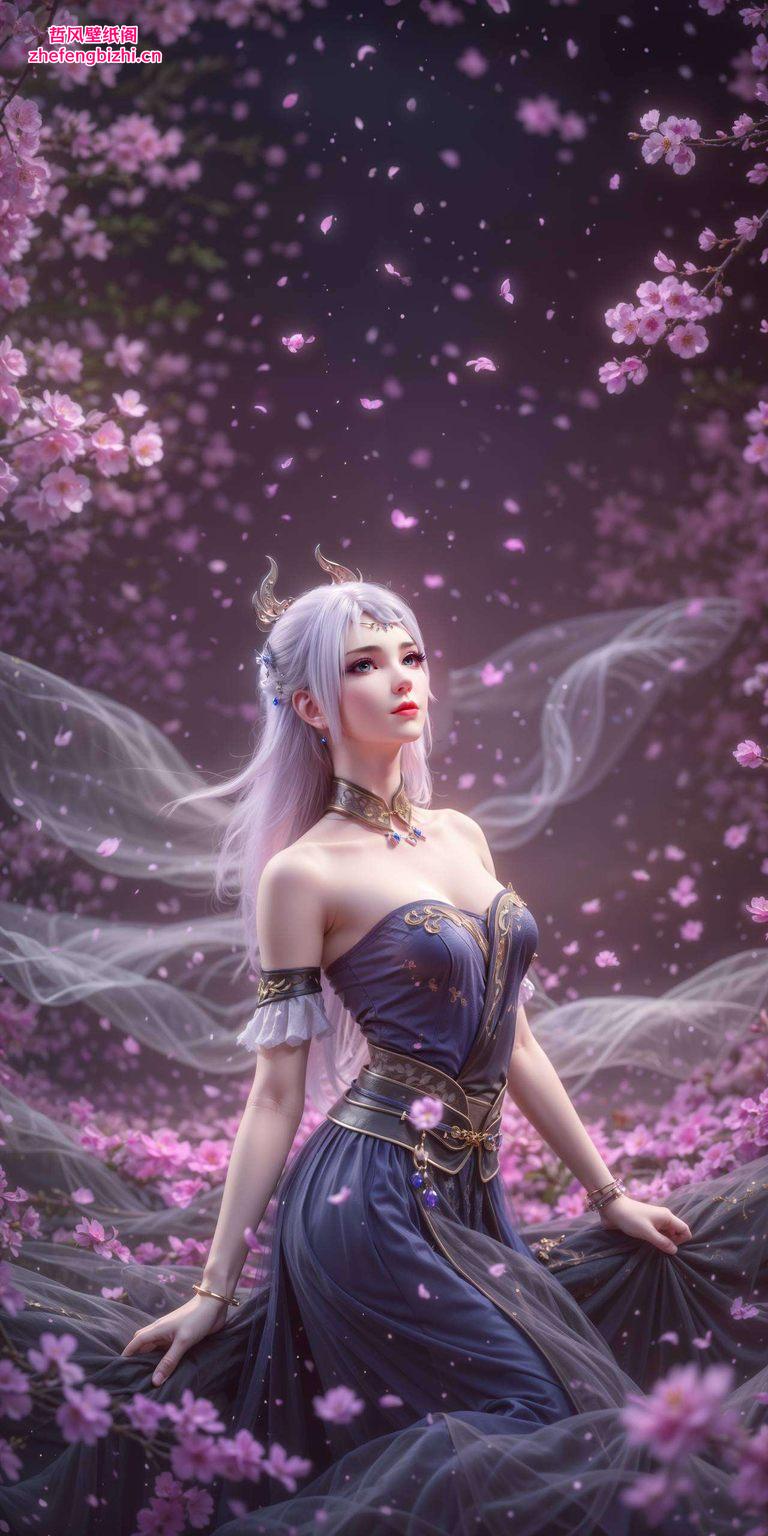 在桌面中静静绽放苹果桌面更显灵动