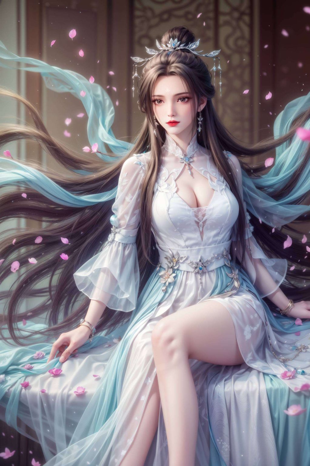 陆雪琪成为iPad壁纸上的绝美风景