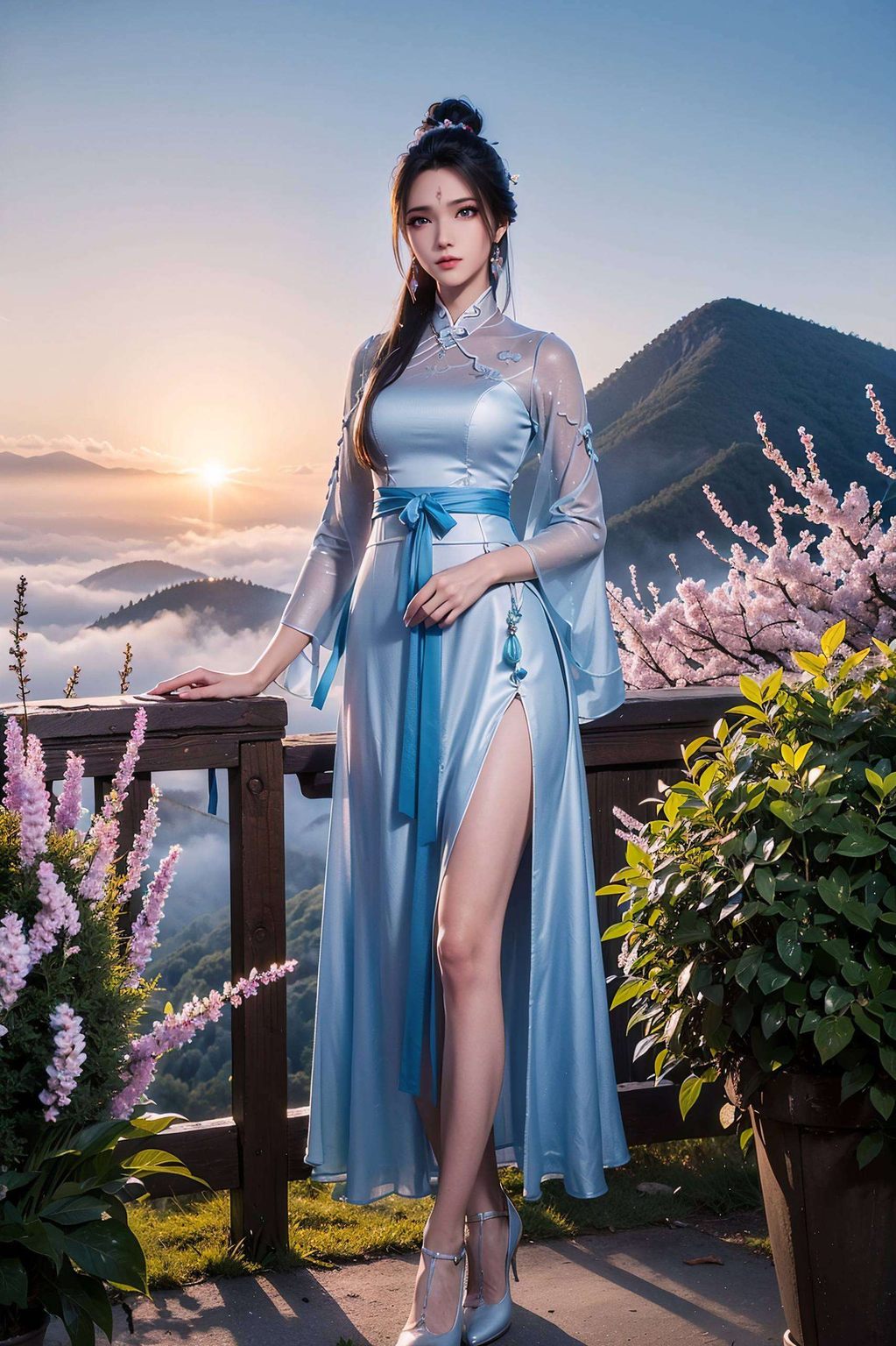 眉似远山在这数字化的奇幻世界里