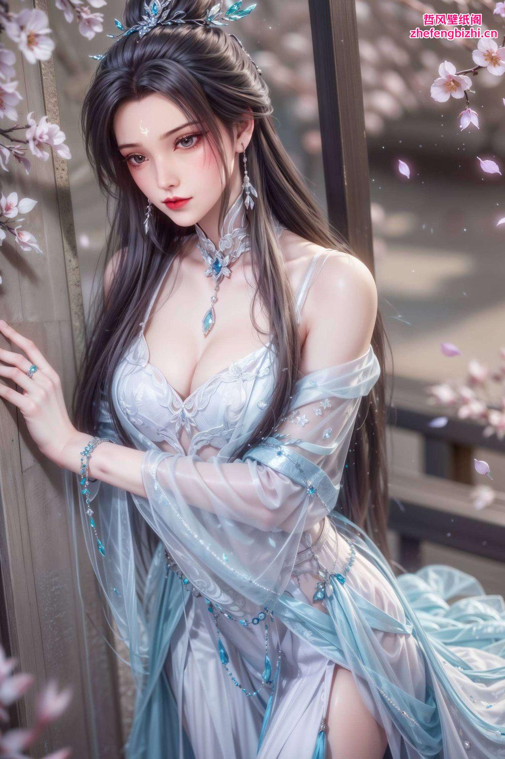 细腻笔触这款AI绘画人物动作参考图