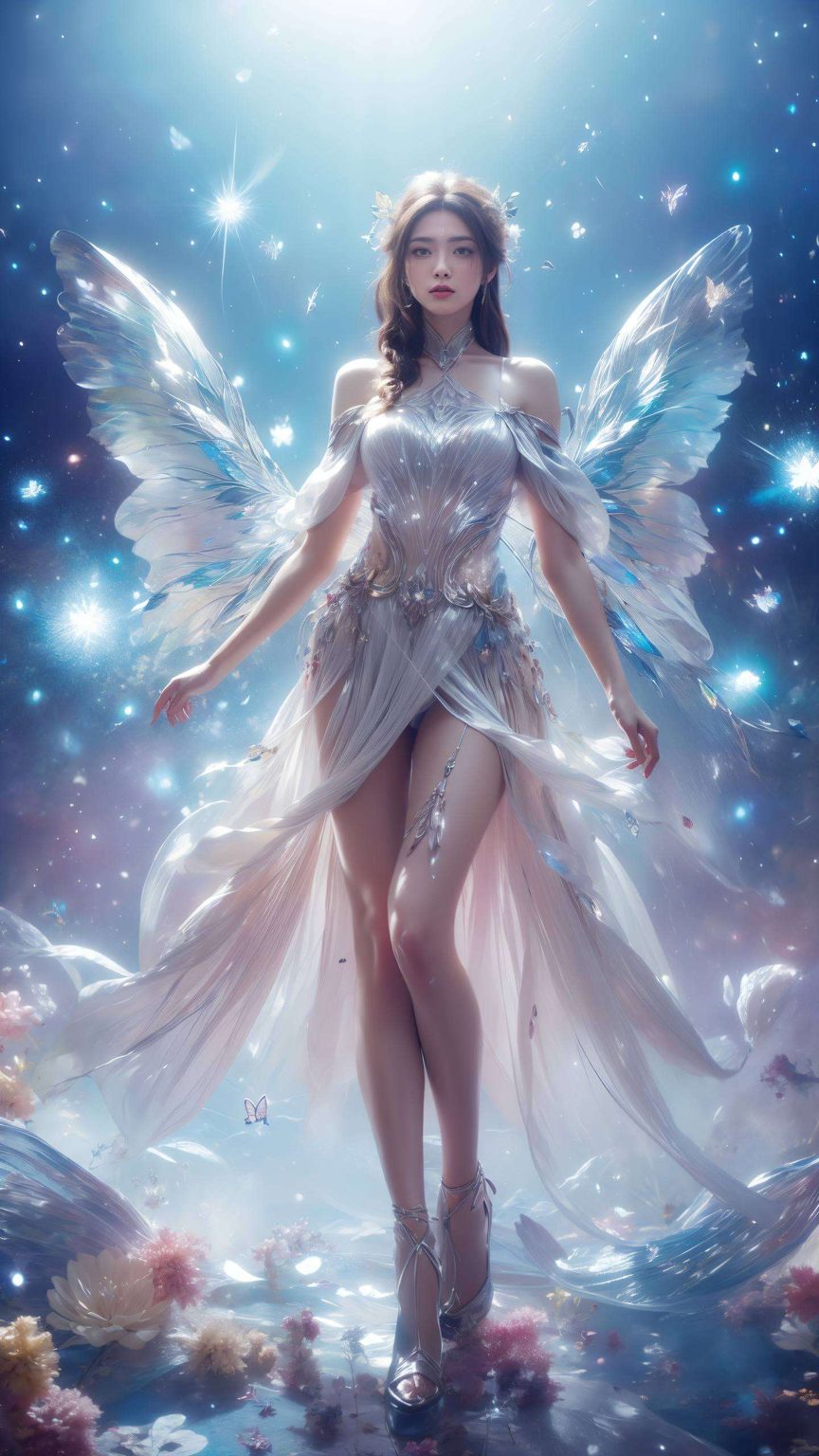 将这位国漫女神的壁纸设置为你的手机背景那抹淡雅如霜的倩影