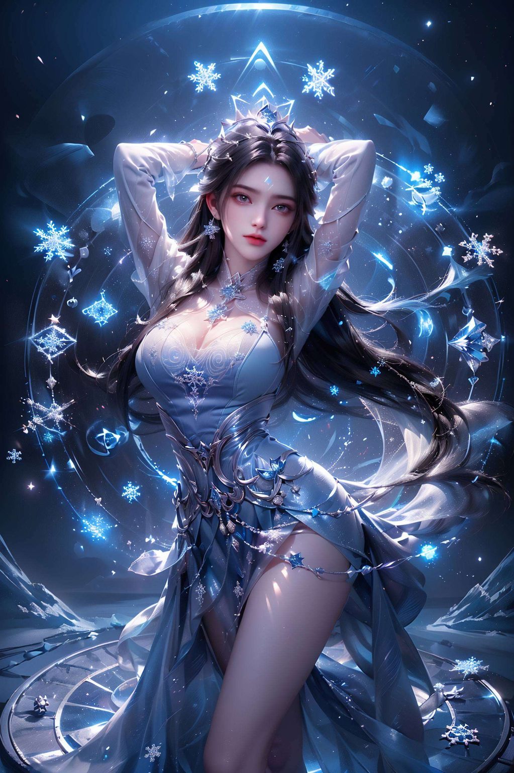 酷炫与柔美的完美融合邂逅壁纸界的陆雪琪