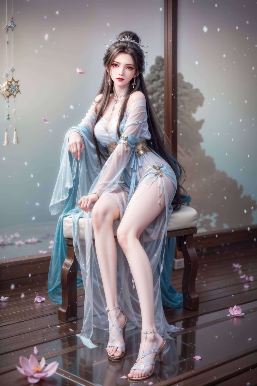 这款手机壁纸不仅展现了她的优雅气质陆雪琪