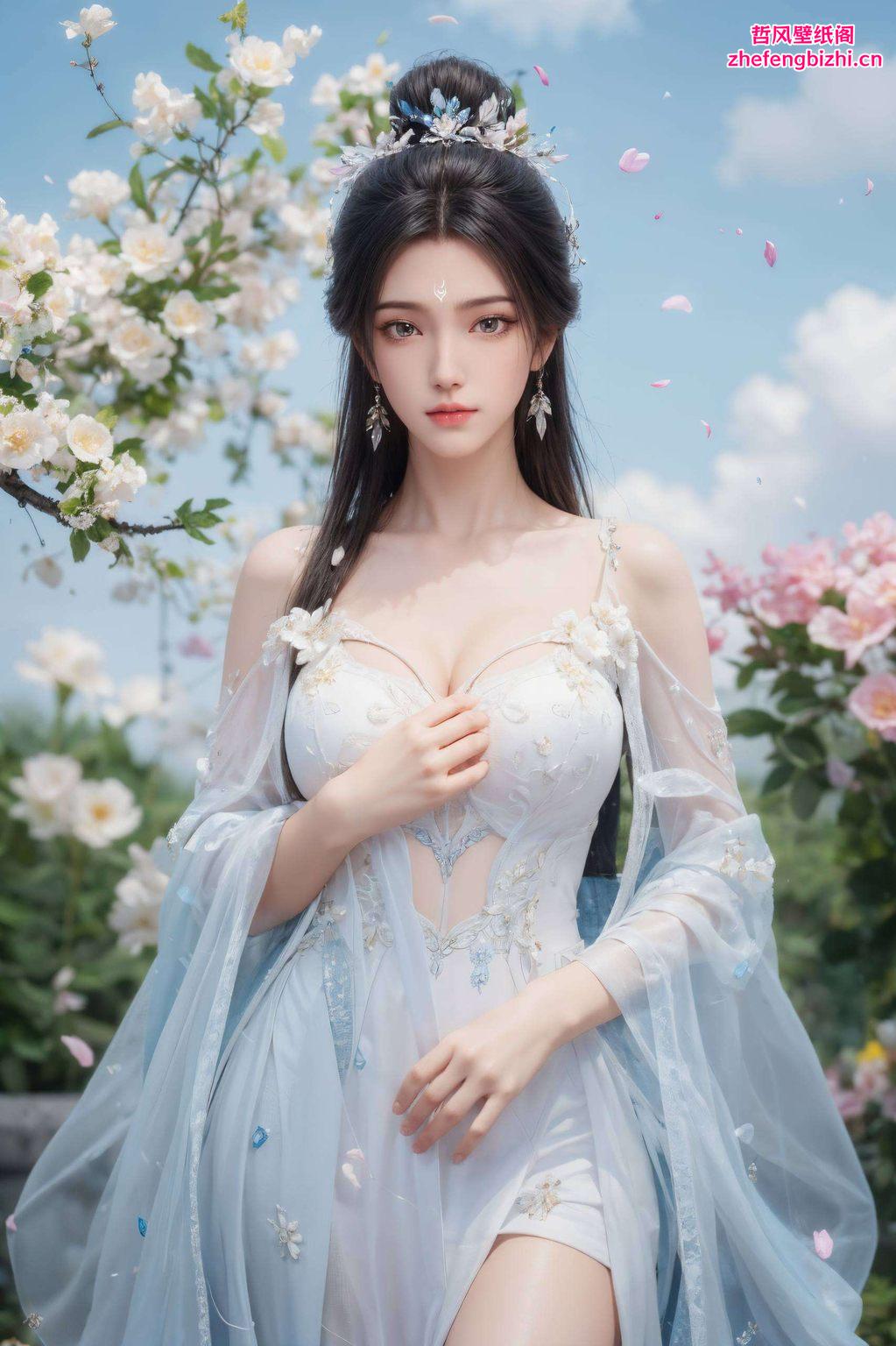 碧瑶与陆雪琪两位国漫美女