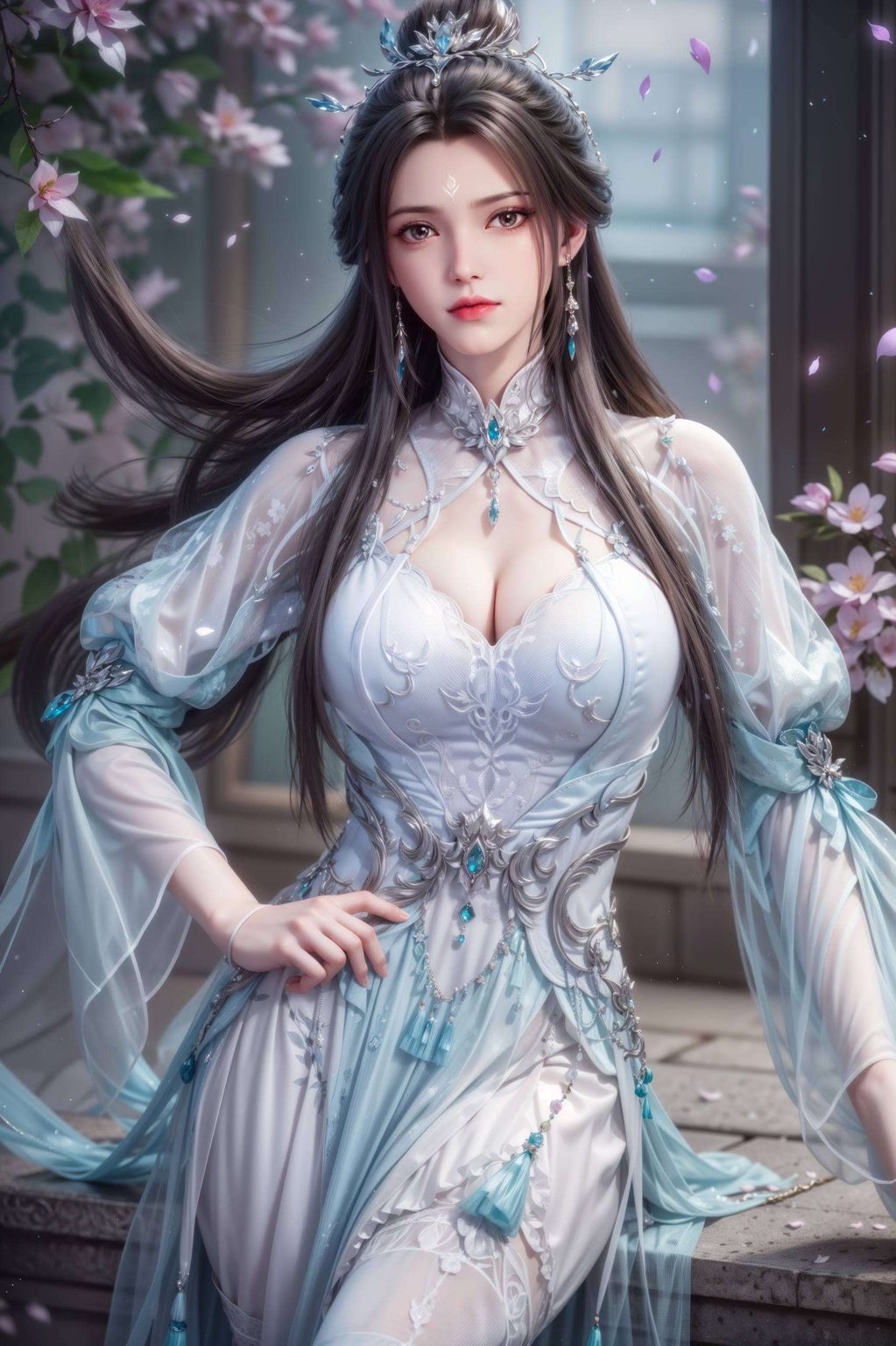 渐变色彩搭配iPhone专属尺寸全屏展示各种姿势素材