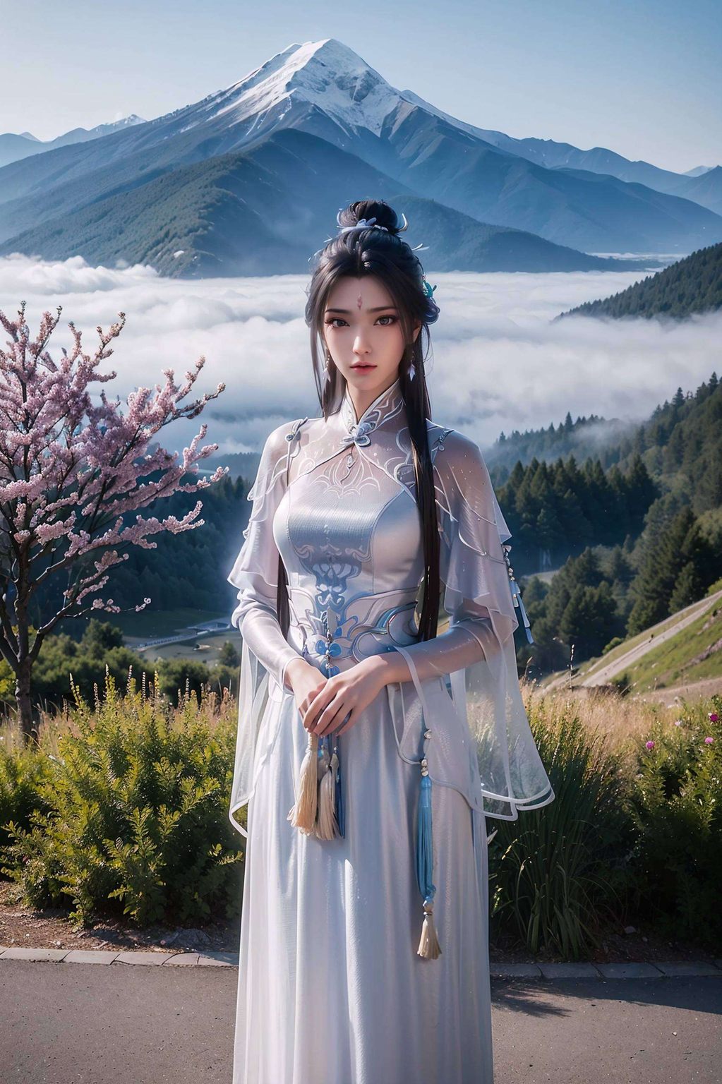 每一次动作都如诗如画仿佛置身梦幻的国漫世界