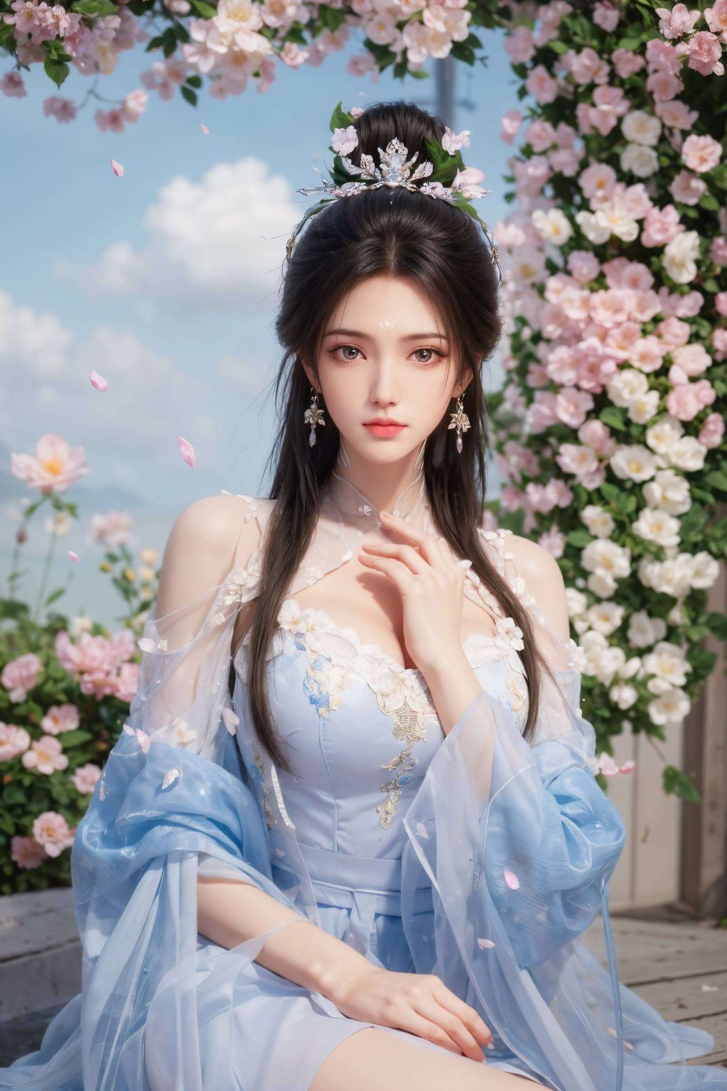 陆雪琪壁纸微博号带你领略不规则手机国漫女神的魅力！每一张精美壁纸都是对国漫美女背景图片的深情致敬