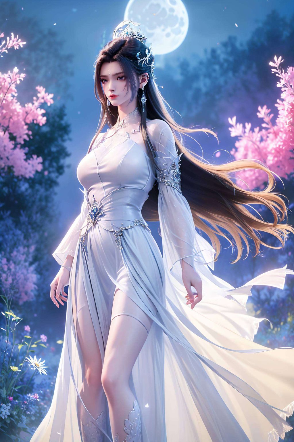 搭配4k高清的细腻画质陆雪琪仙气十足的倩影跃然屏上