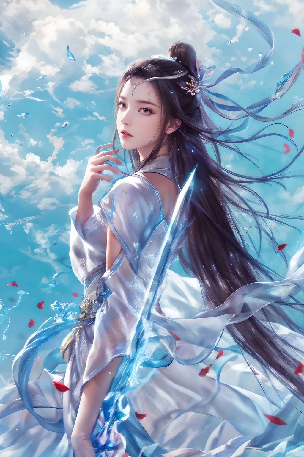 以她那可爱的竖屏形象为灵感这款4K超高清炫彩壁纸