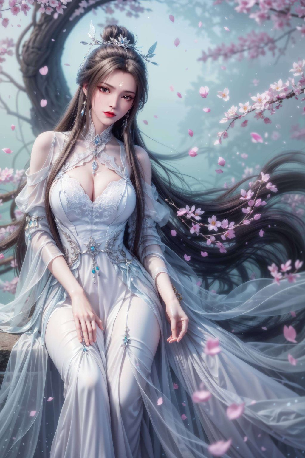 清新脱俗的国漫美女以2K高清画质呈现