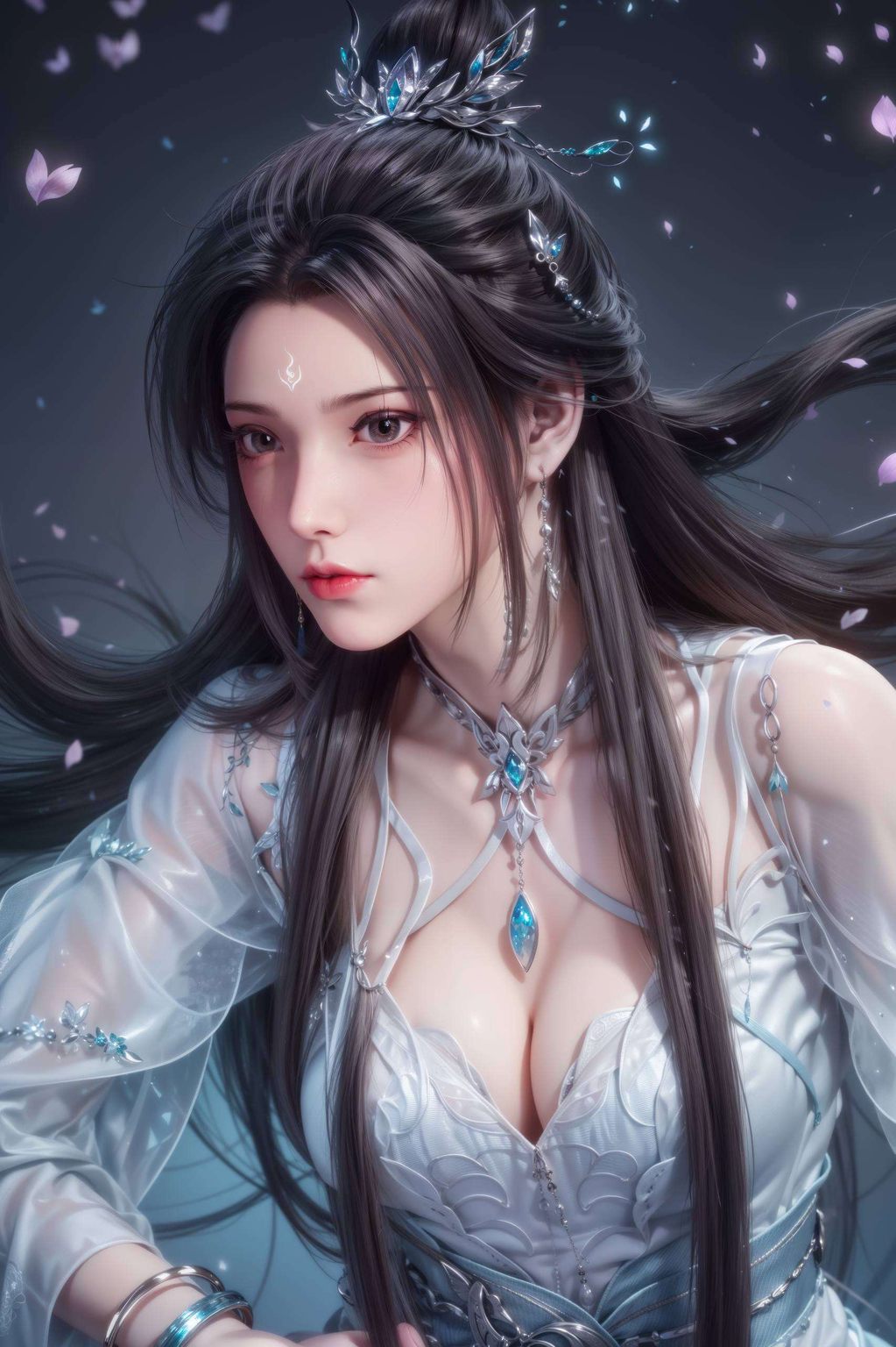 灵动飘逸她的风采点亮你的手机屏幕