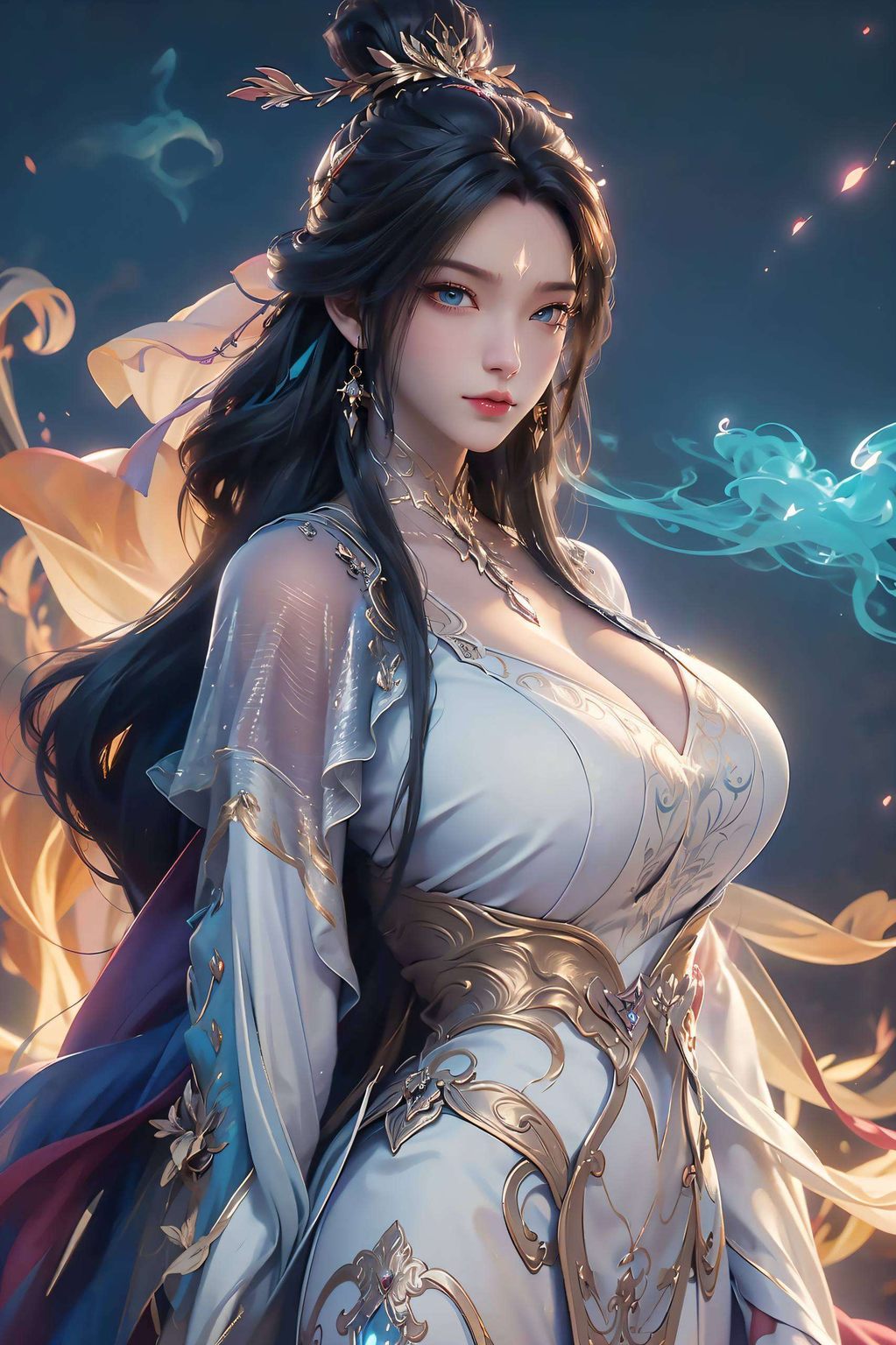 让你的手机瞬间化身为一幅动人的画卷国漫女神陆雪琪以她的清新脱俗