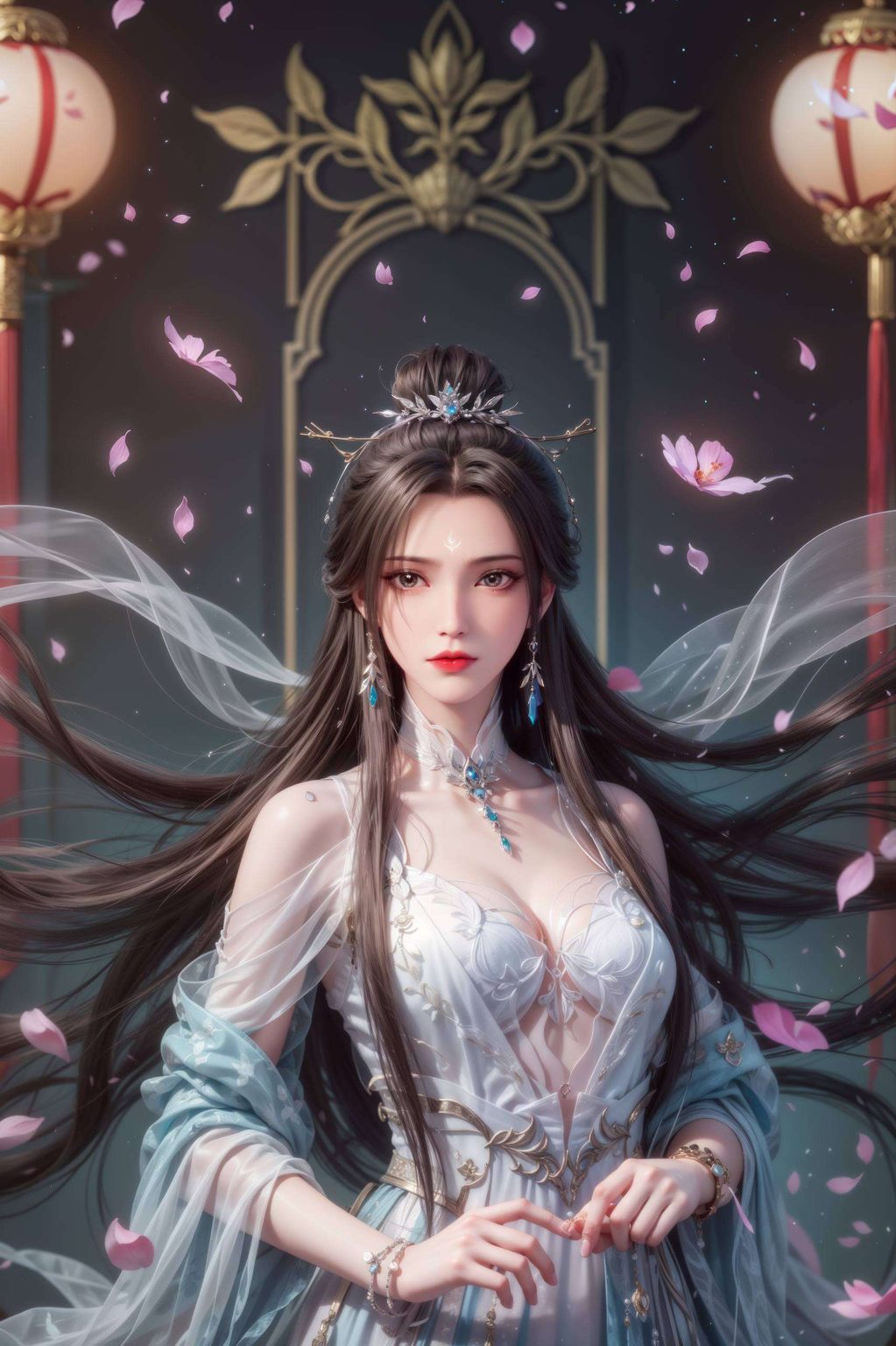 这位国漫中的绝世美女以其清新脱俗的气质