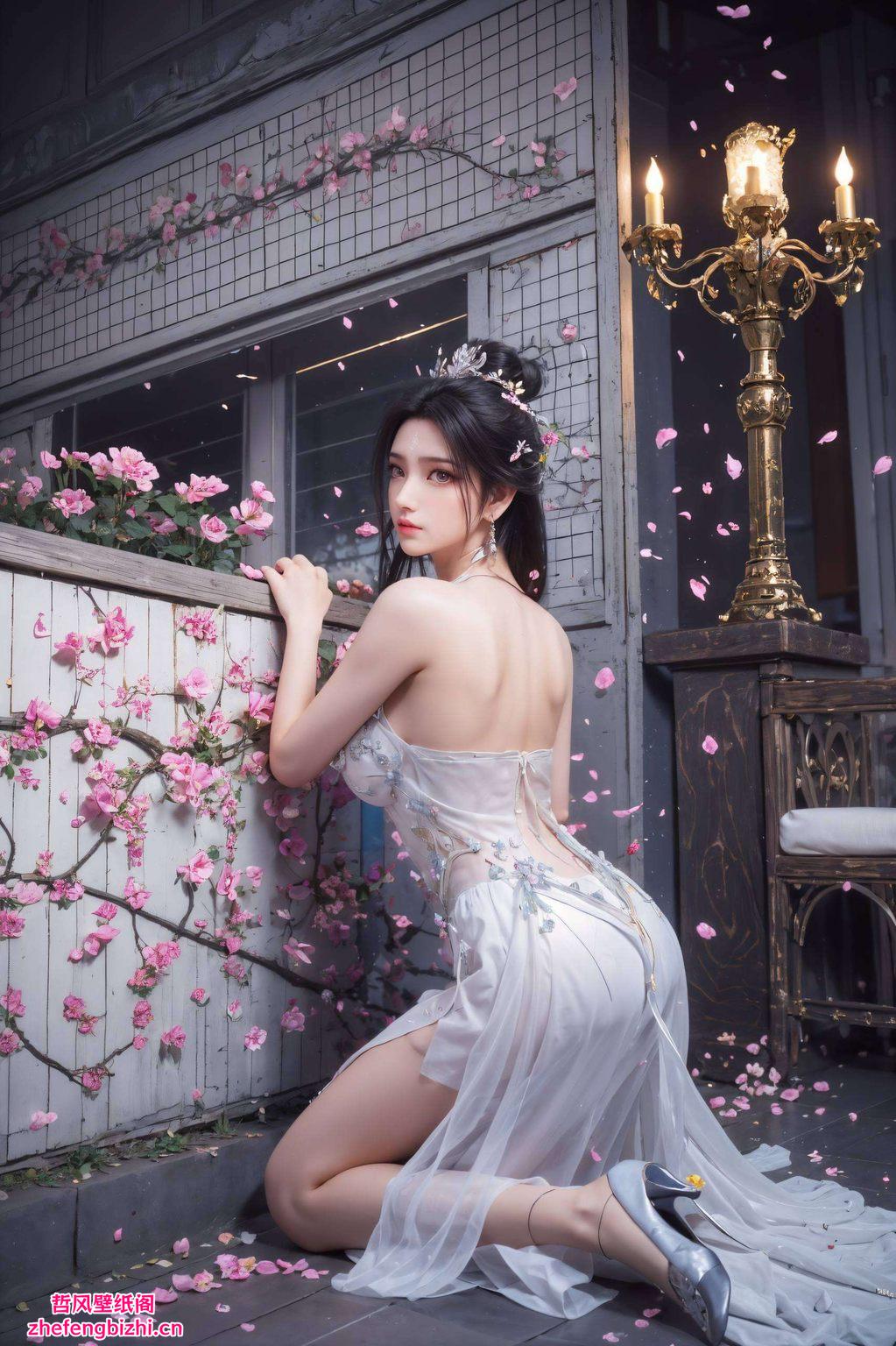 这款哑光桌面背景新诛仙女主陆雪琪的魅力得以完美呈现