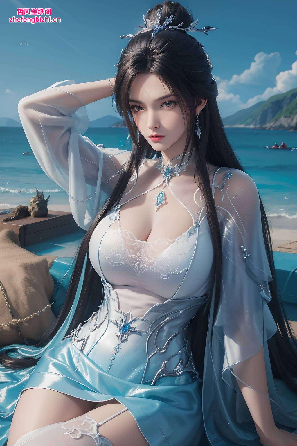 那抹清冷的气质更显艺术魅力