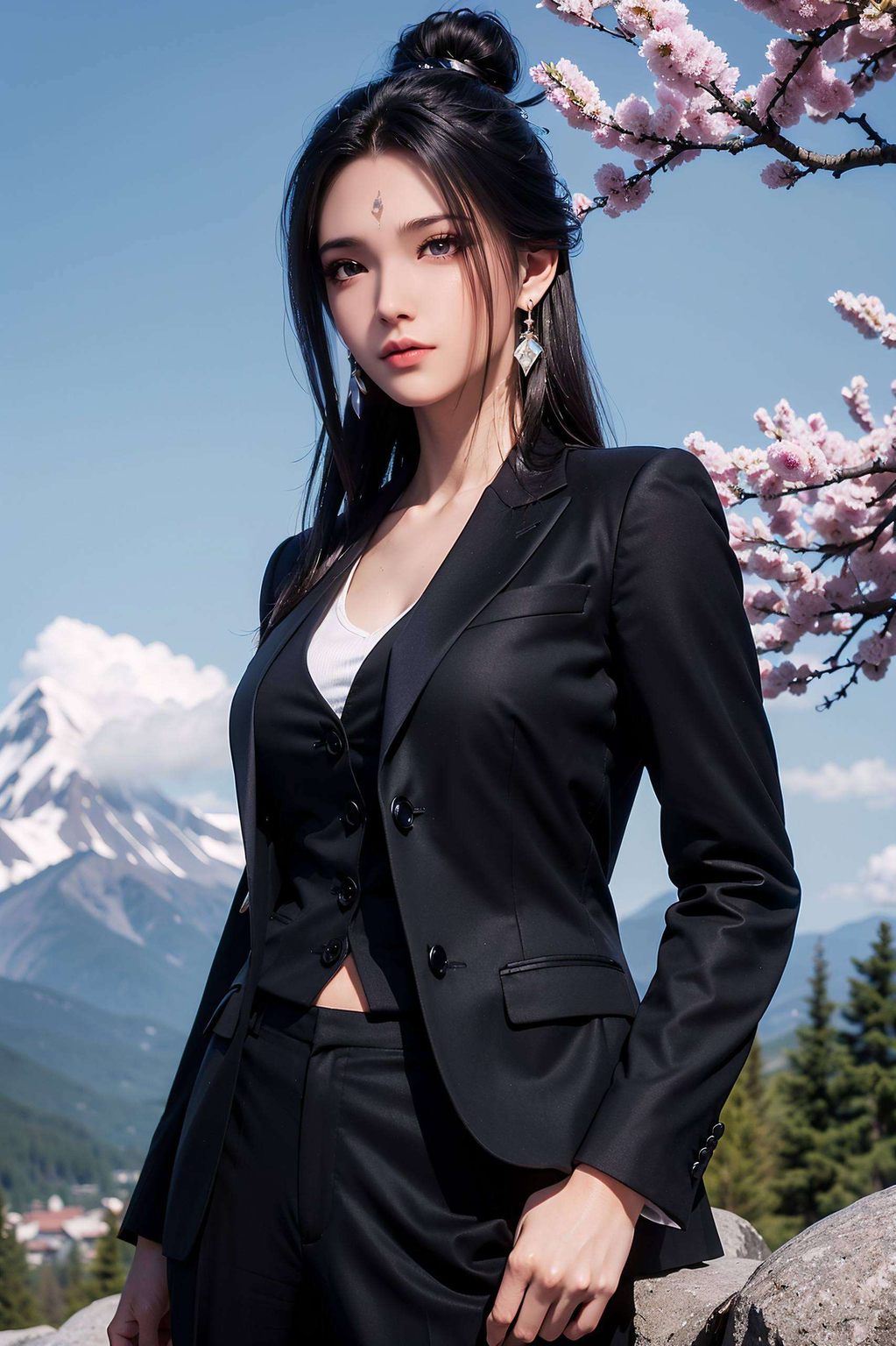 为你的桌面增添一抹仙侠风情清冷的眼神