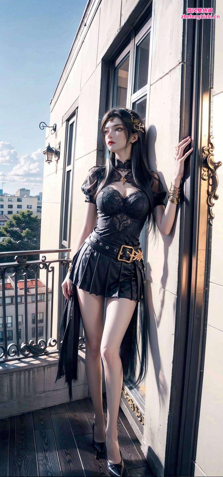 她仿佛从未来穿越而来为你的视界增添一份神秘与魅力