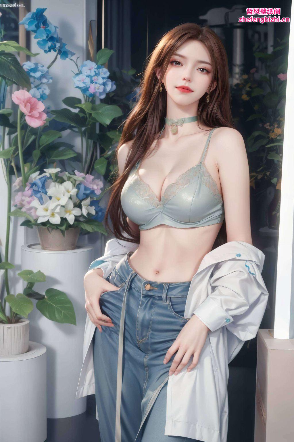 斗破苍穹中美杜莎的神秘魅力跃然静态国漫女主AI手绘宽屏壁纸之上