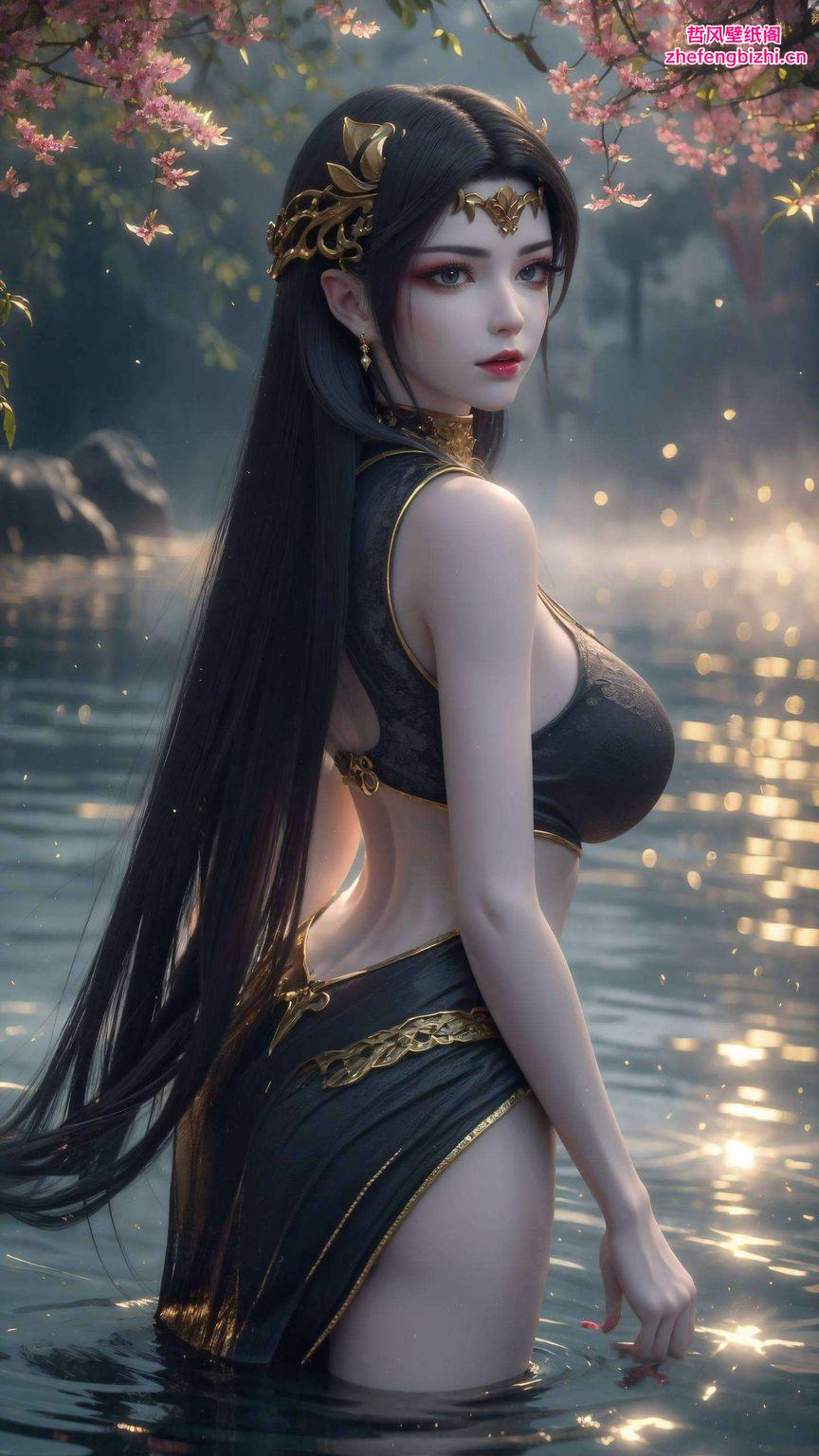 美杜莎国漫美女对称之作即可让这位国漫女神陪你度过每一个精彩瞬间