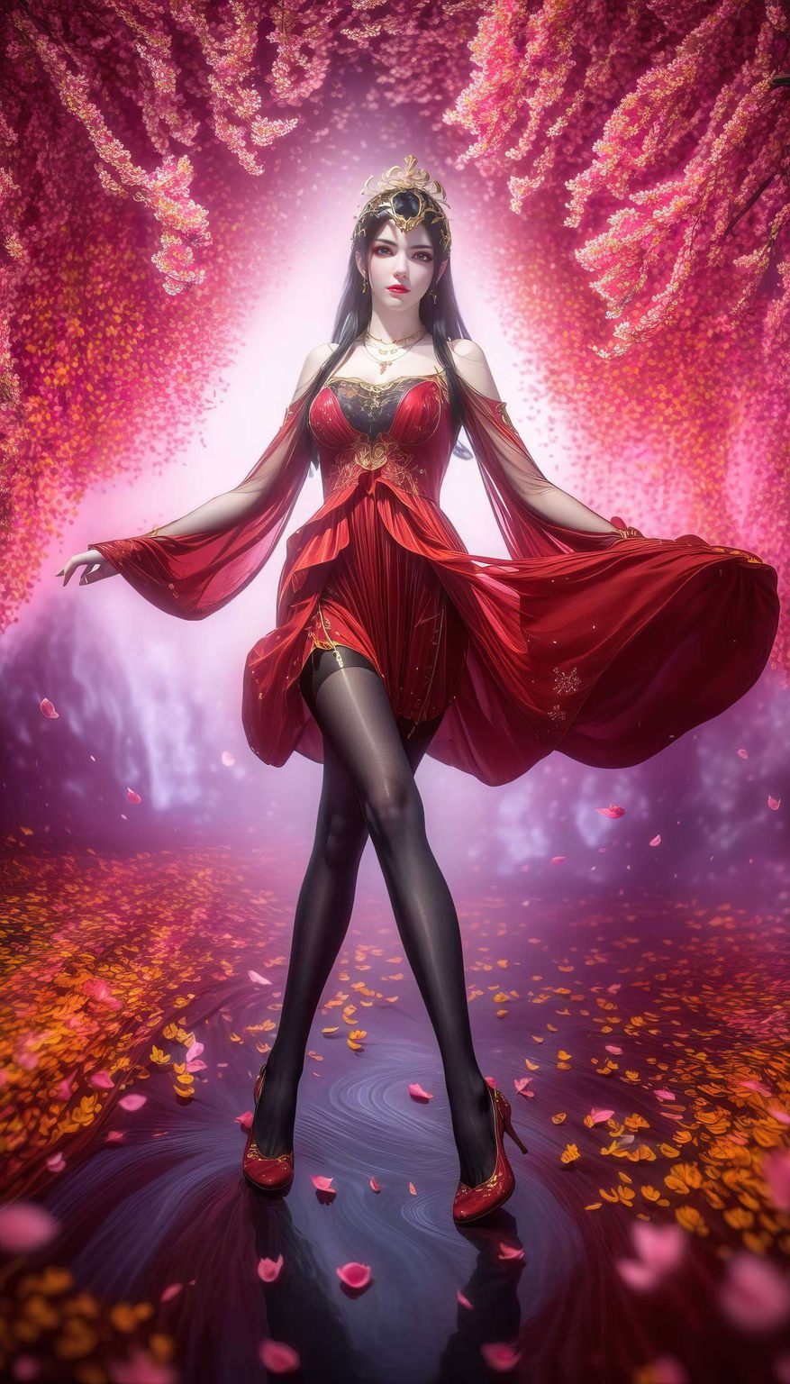 身姿曼妙如壁画中的古典美人这款4K超高清壁纸