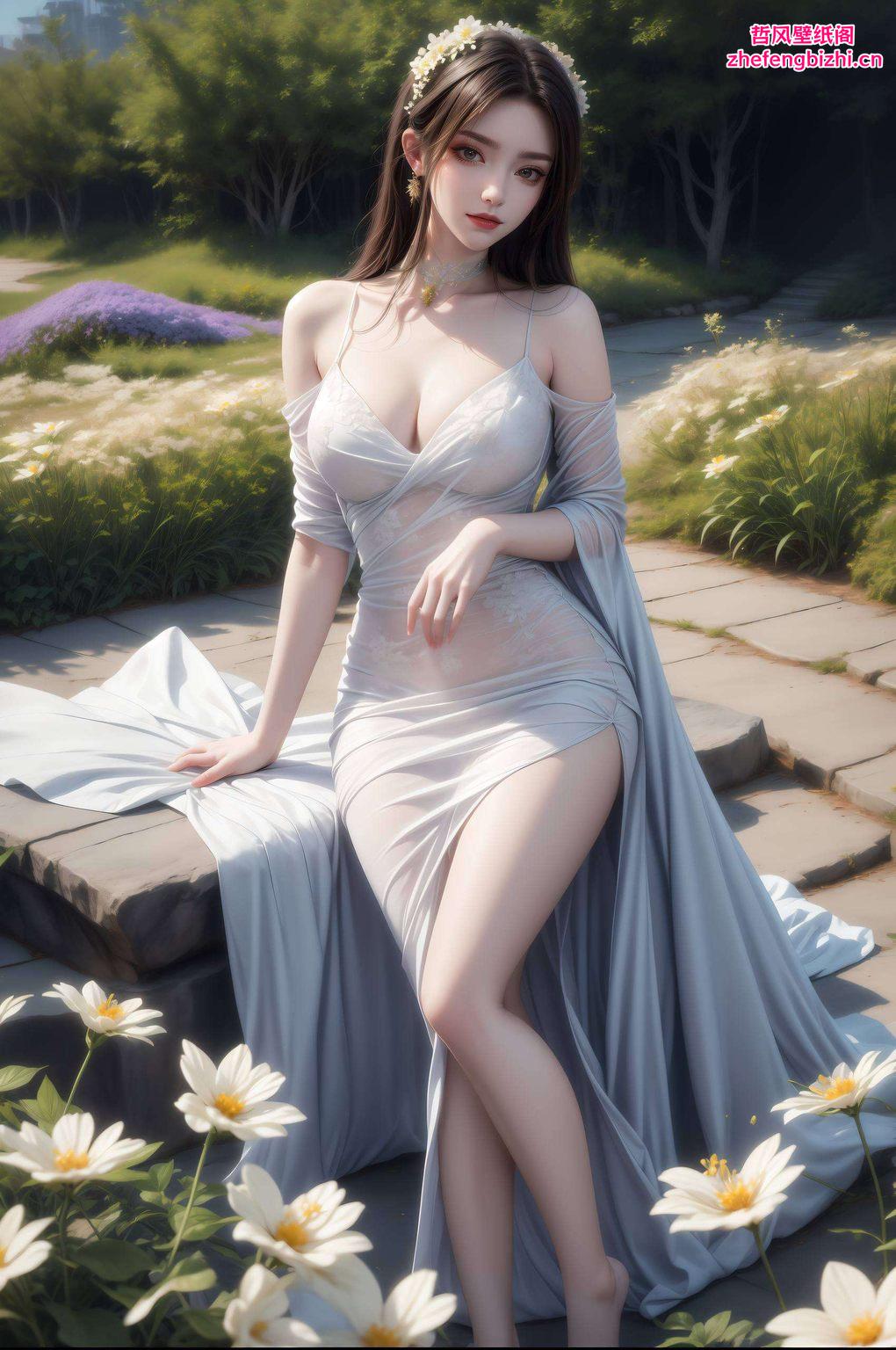 以对眼睛友好的抽象线条勾勒出超高清4K美女形象这款美杜莎精选壁纸