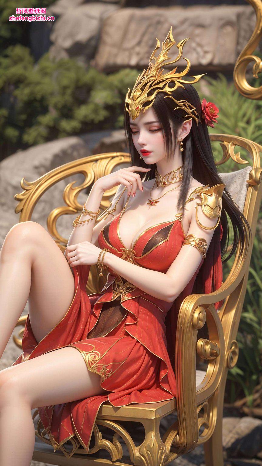 既展现了她的性感魅力又透露出一丝神秘气息