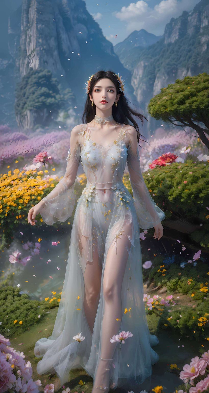 融合了国漫美女的Ins风细腻笔触